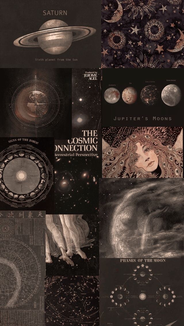 Universe, Indie And Black - Aesthetic Wallpapers Astrology - 640x1136