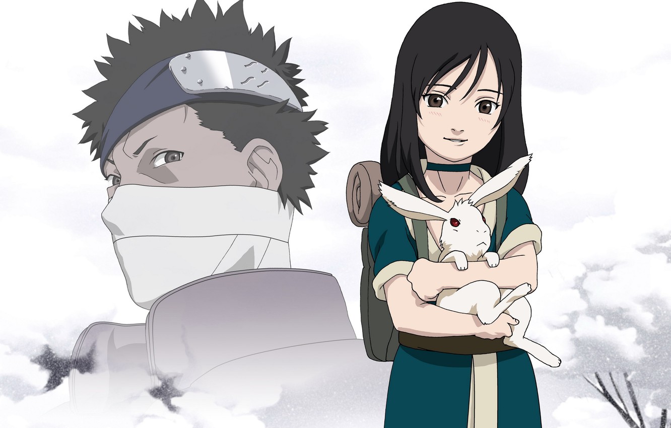 Photo Wallpaper Art, Naruto, Haku, Zabuza - Haku And Zabuza Art - HD Wallpaper 