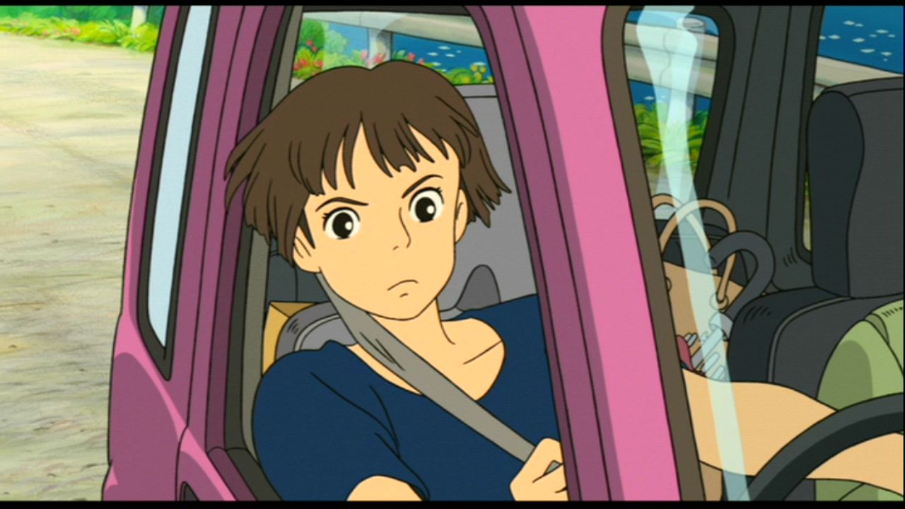 Lisa Ponyo On The Cliff - HD Wallpaper 