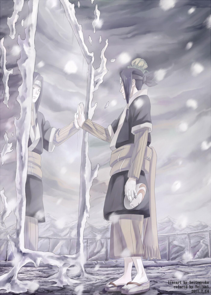 Naruto Haku Mirror - HD Wallpaper 