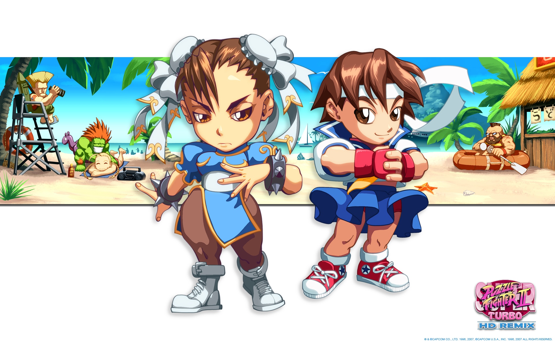Super Puzzle Fighter 2 Turbo - HD Wallpaper 