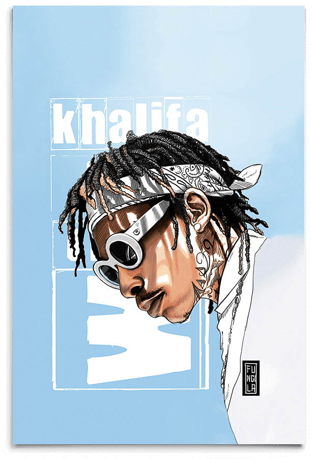 Wiz Khalifa Moblie Cover - HD Wallpaper 