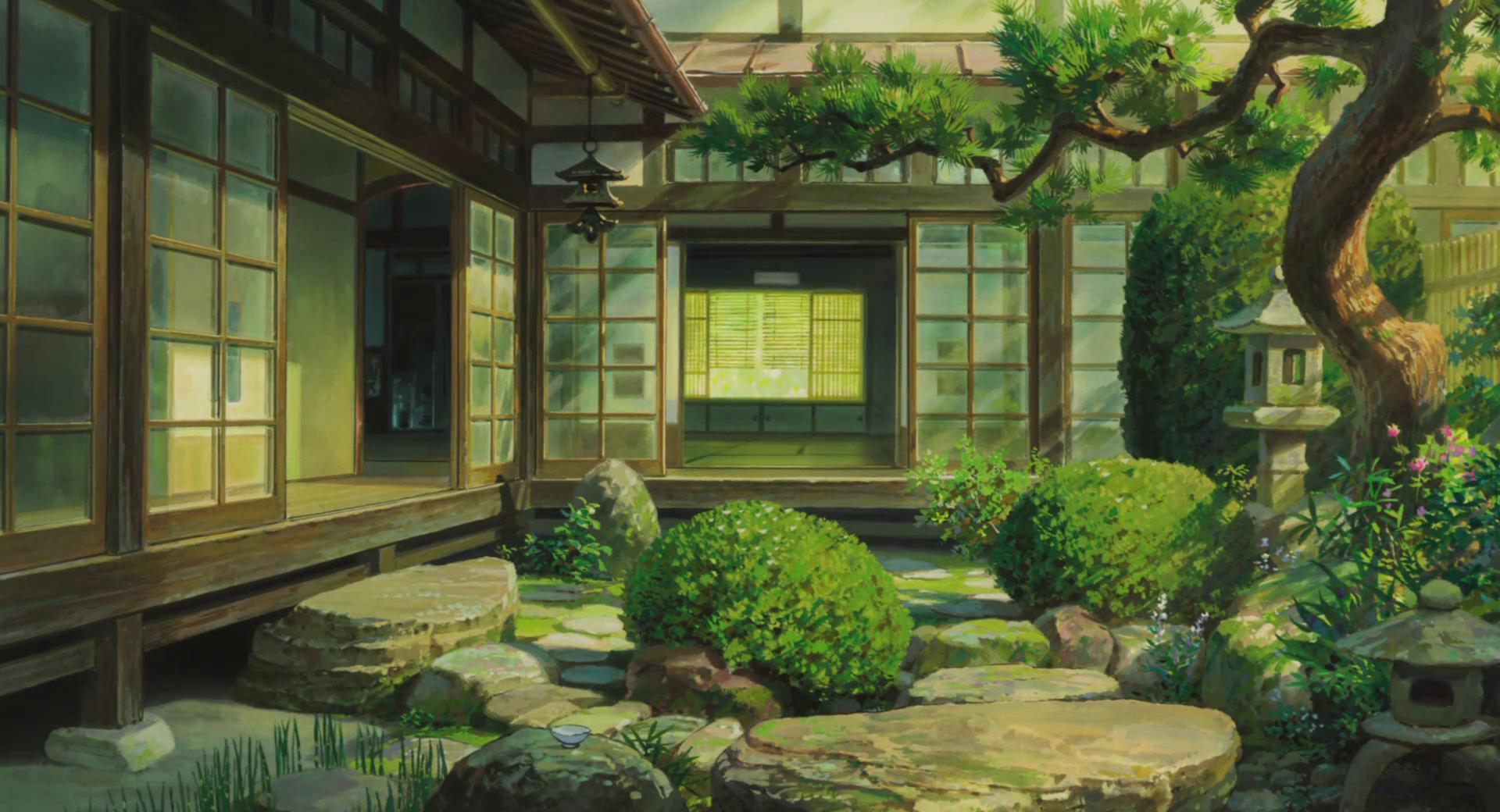 Anime Traditional Japanese House - 1920x1040 Wallpaper 