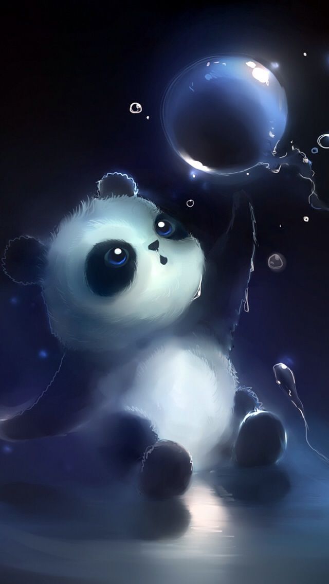 Cute Panda - HD Wallpaper 