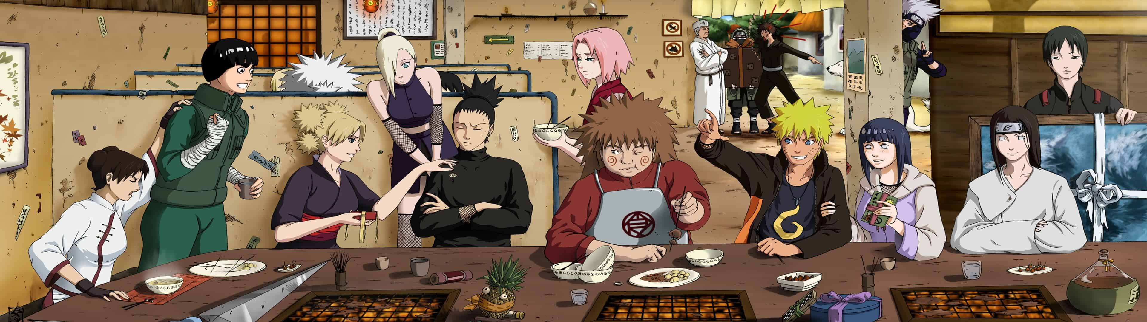 Naruto The Last Super Dual Monitor Wallpaper - Naruto The Last Supper -  3840x1080 Wallpaper 