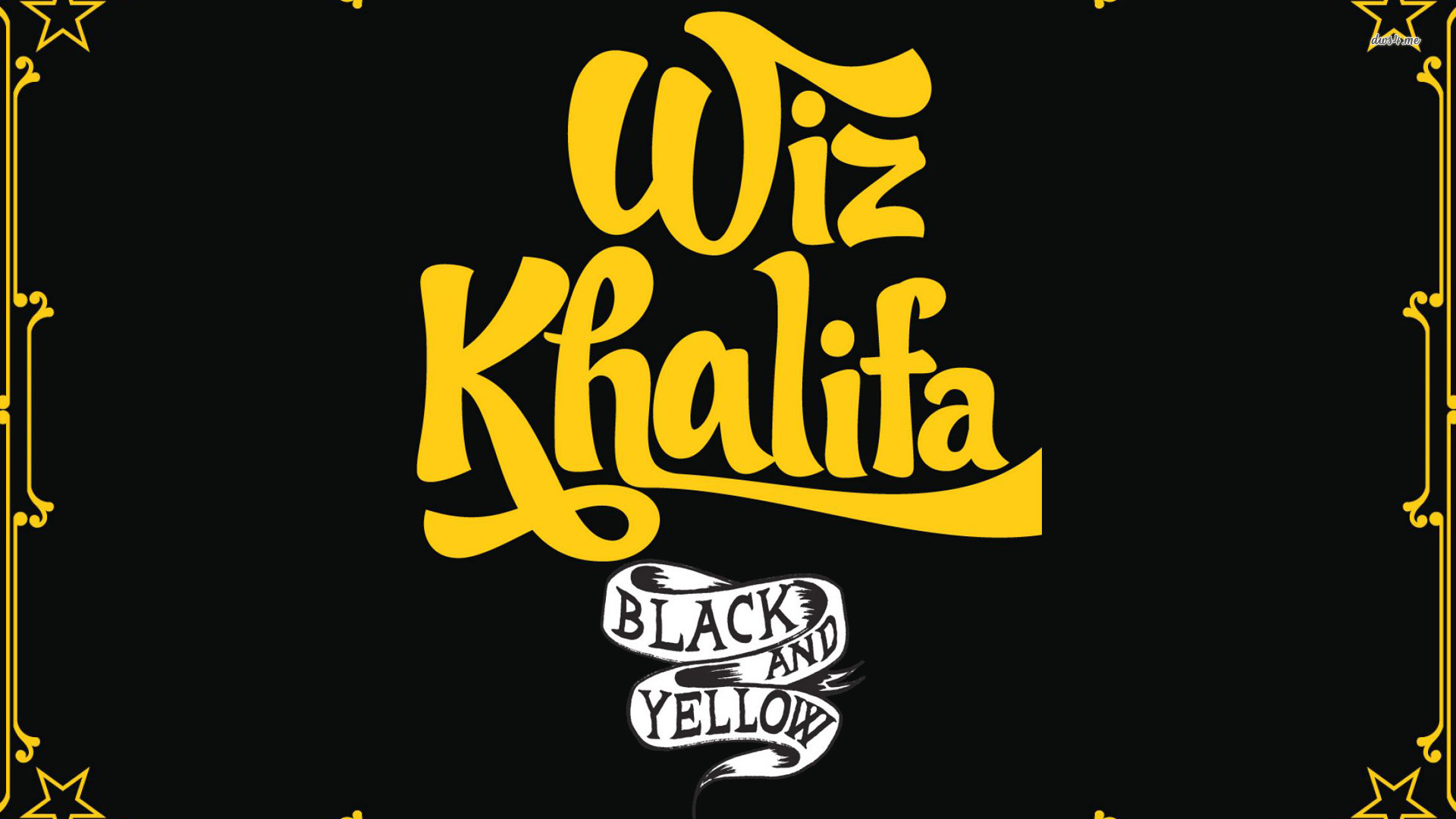Wiz Khalifa Black And Yellow - HD Wallpaper 