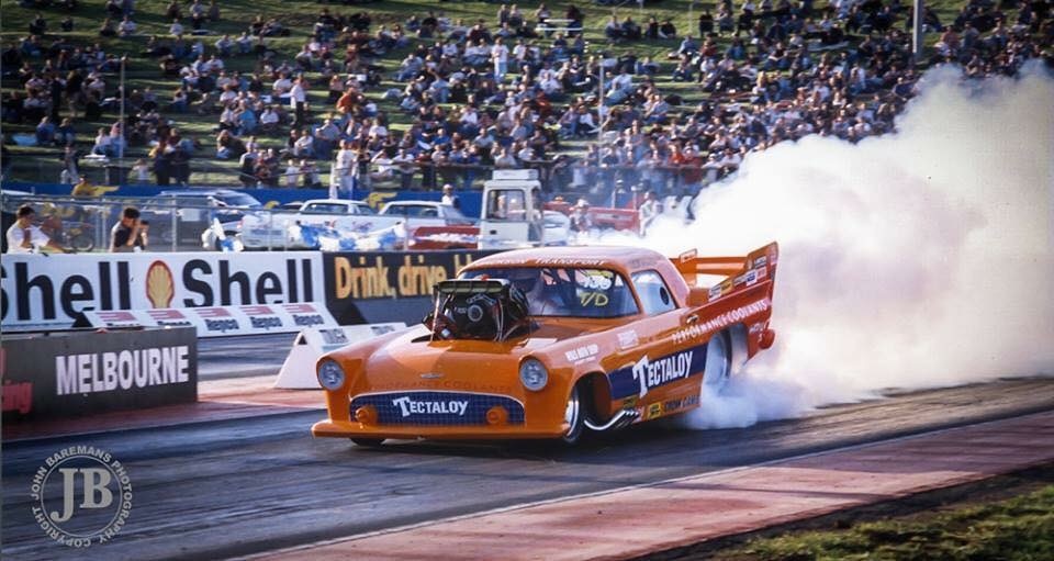 1956 Willpower Orange Ford Thunderbird Picture, Mods, - 1956 Ford Thunderbird Drag - HD Wallpaper 