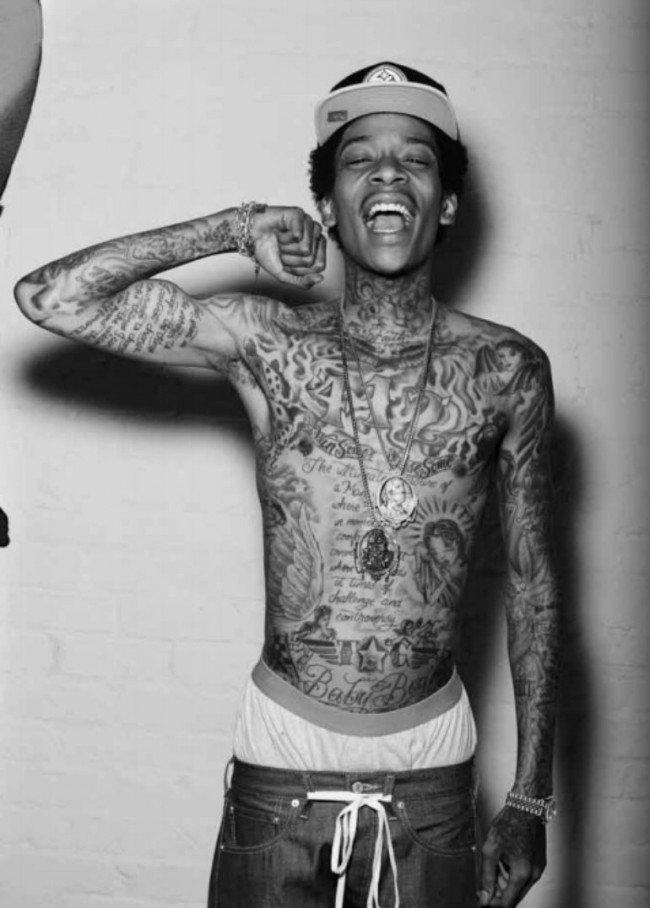 Wiz Khalifa Tattoos - Wiz Khalifa Tattoos 2018 - HD Wallpaper 