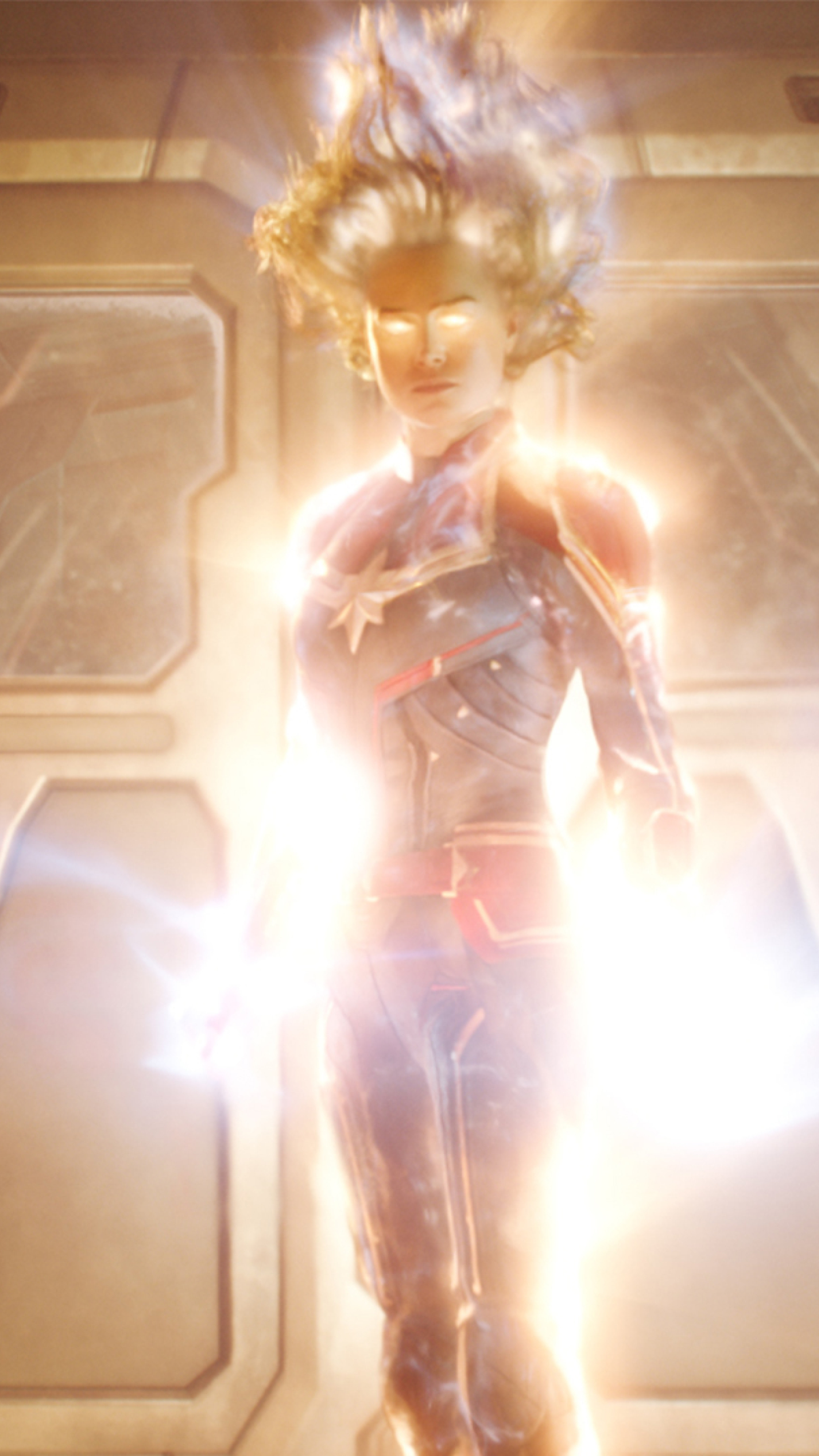 Captain Marvel Full Power - HD Wallpaper 