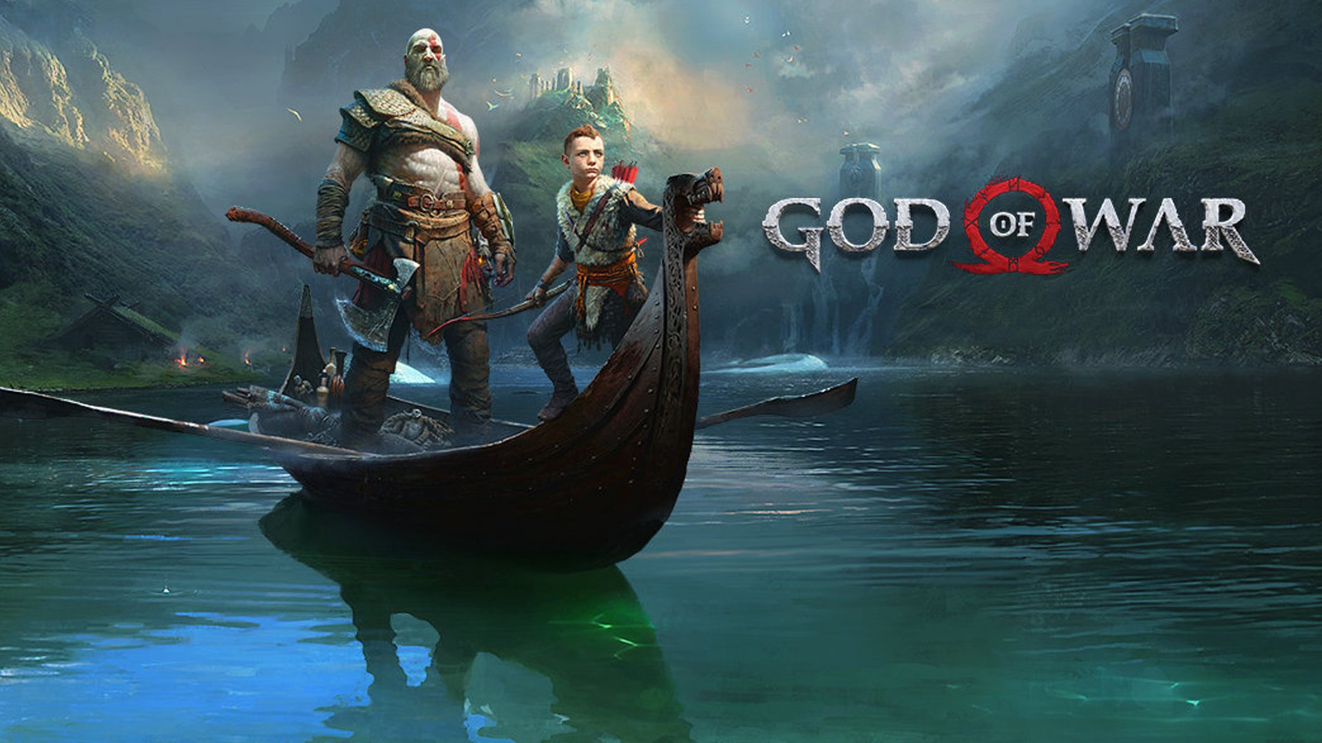 Kratos Atreus God Of War Wallpapers Download Free - God Of War 4 Wallpaper Full Hd - HD Wallpaper 