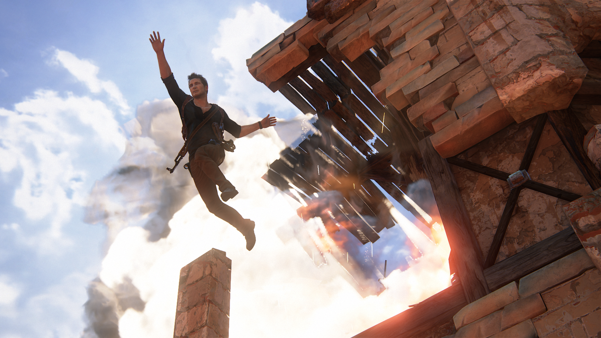 Mad Preview Still - Uncharted 4 Explosion - HD Wallpaper 