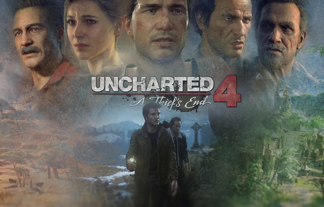 Photo Wallpaper Game, Sony, Playstation, Uncharted, - Uncharted 4 A Thiefs End - HD Wallpaper 