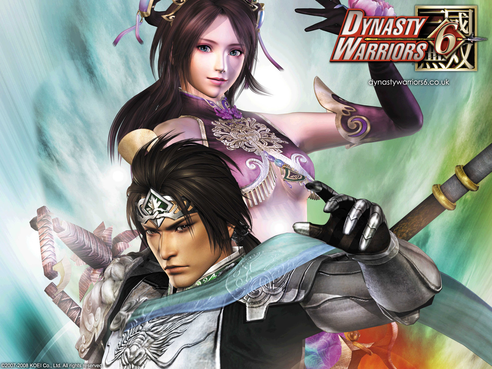 Diao Chan And Zhao Yun Standard Wallpaper - Diao Chan And Zhao Yun - HD Wallpaper 