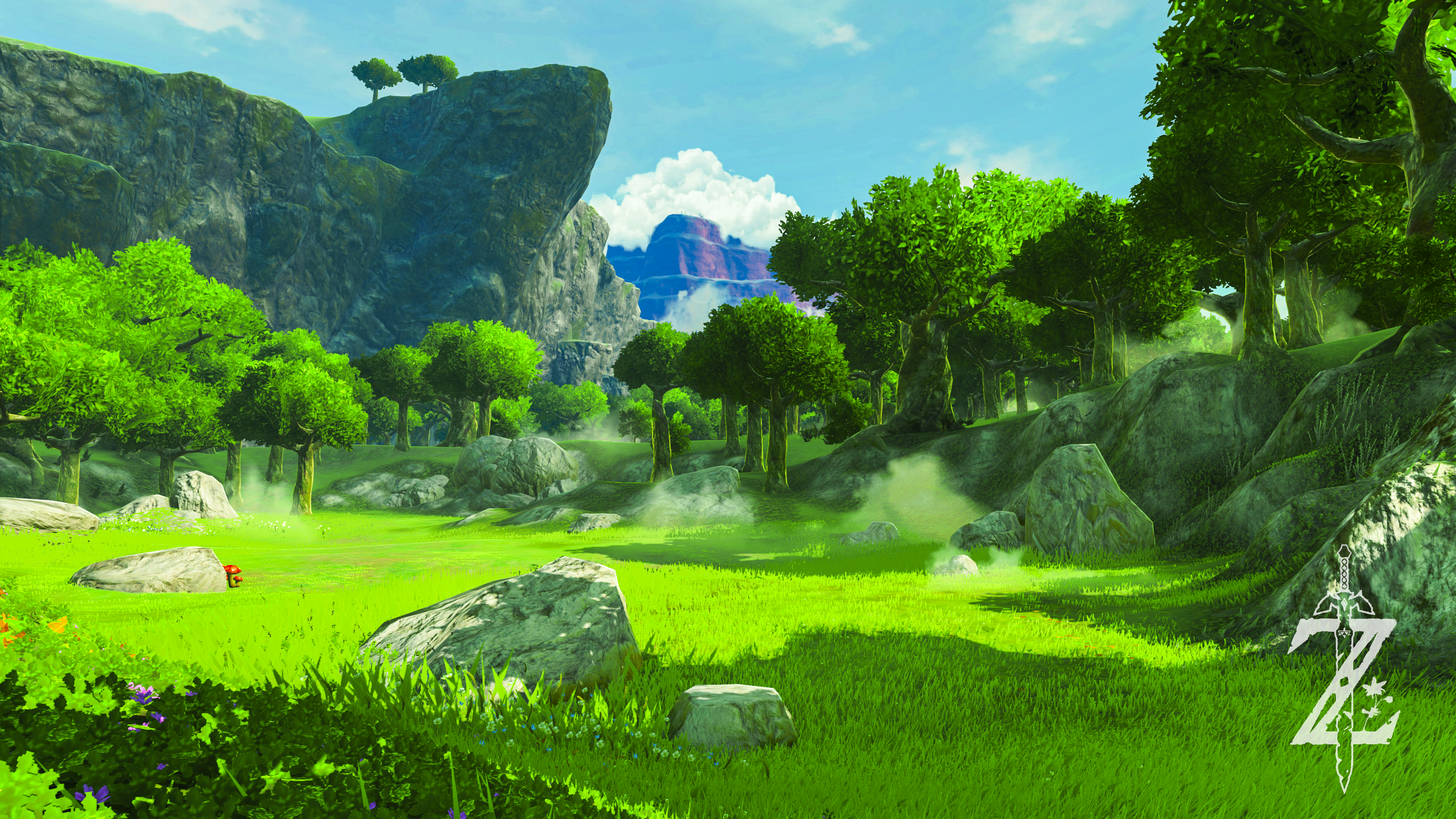 Bilde19 - Legend Of Zelda Breath Of The Wild Landscape - HD Wallpaper 