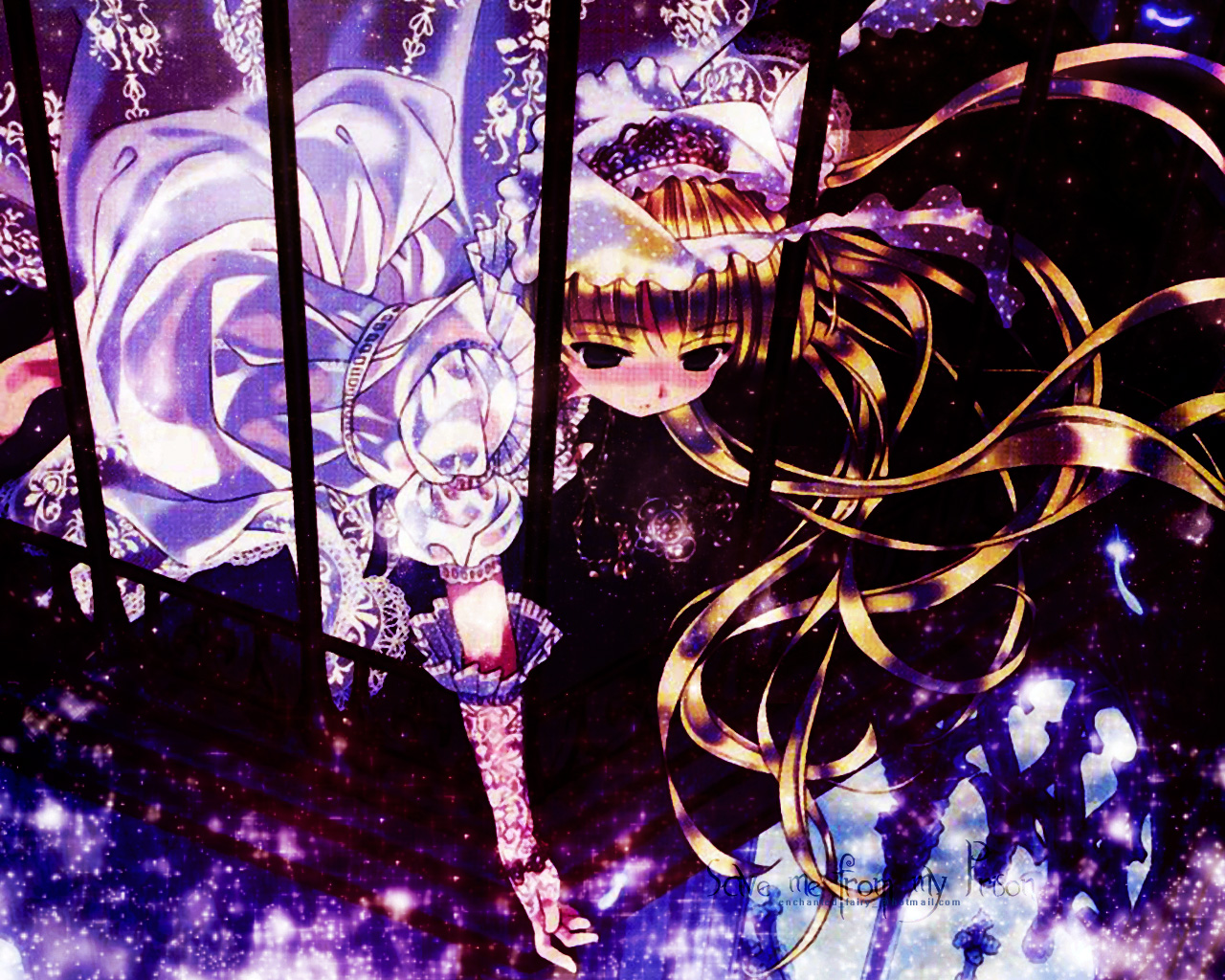 Hinata Takeda, Bones, Gosick, Victorique De Blois Wallpaper - Anime Girl Caged - HD Wallpaper 