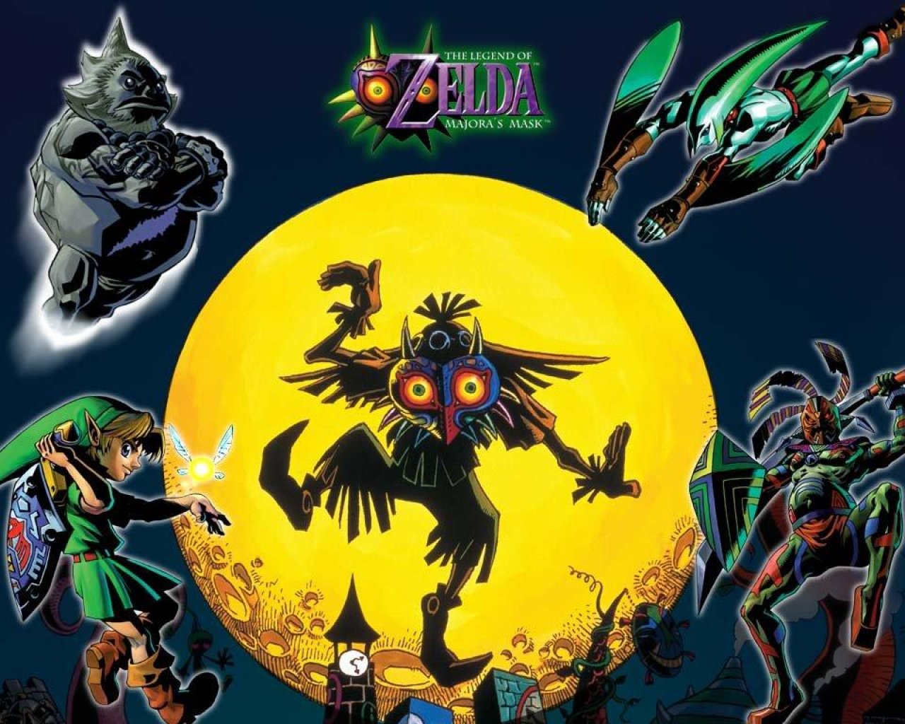 Zelda Wallpaper - Zelda Majoras Mask - HD Wallpaper 