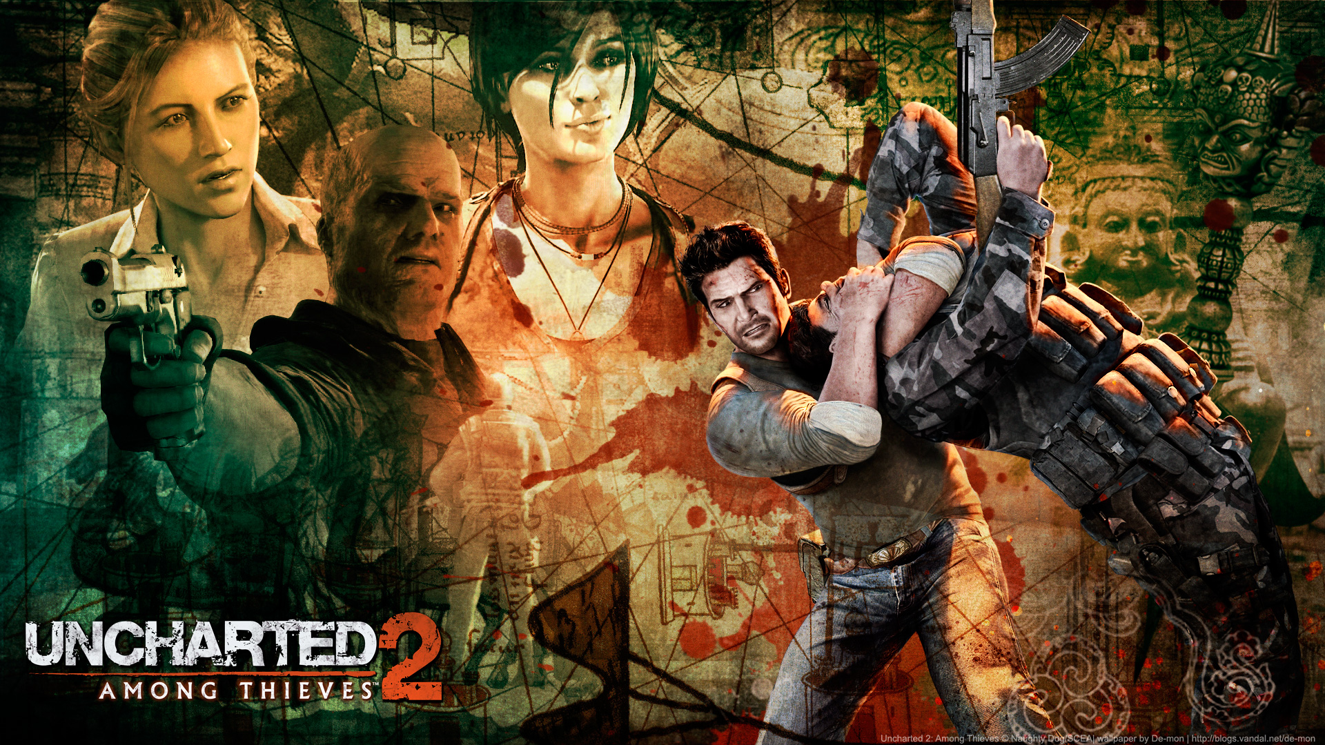 Uncharted 2 Among Thieves - HD Wallpaper 
