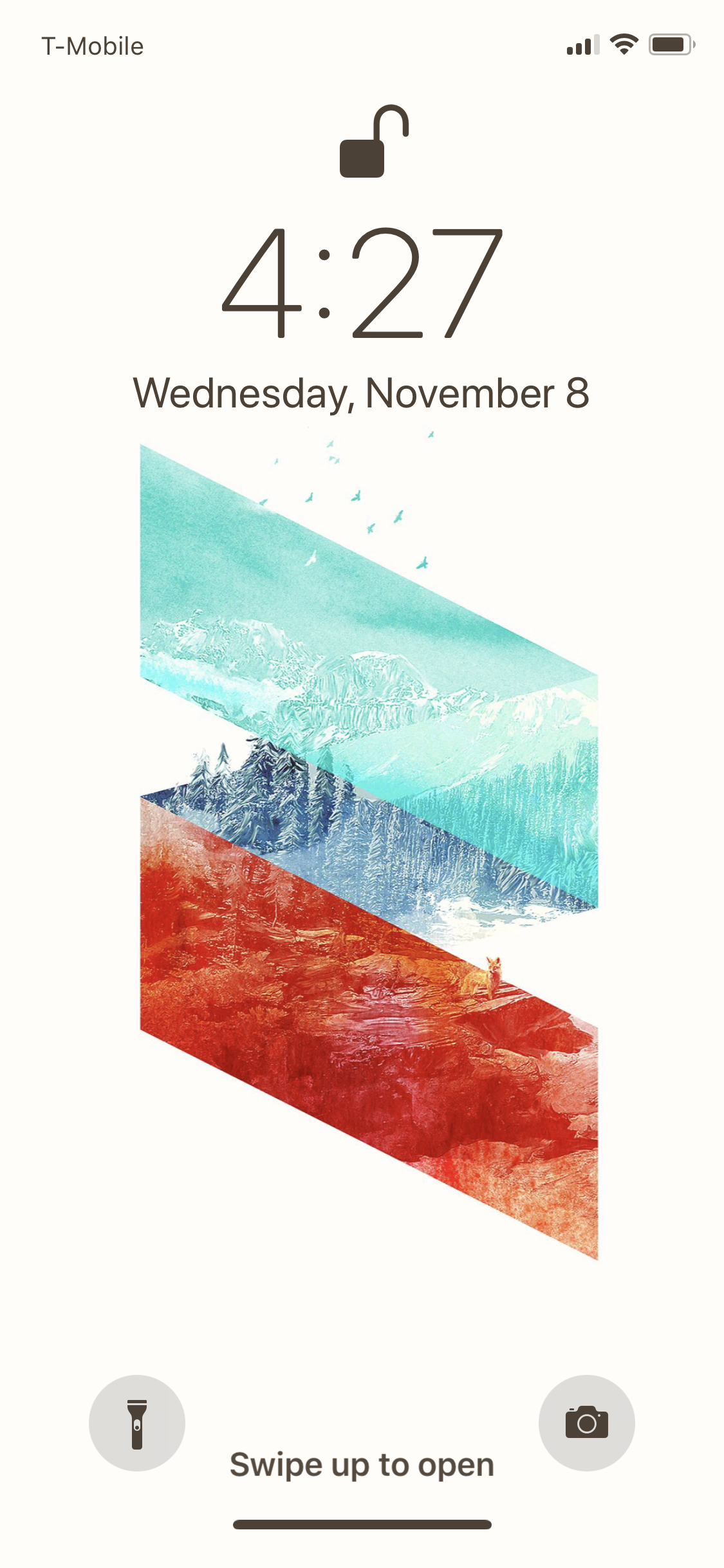 Robert Farkas Mountain Stripes - HD Wallpaper 