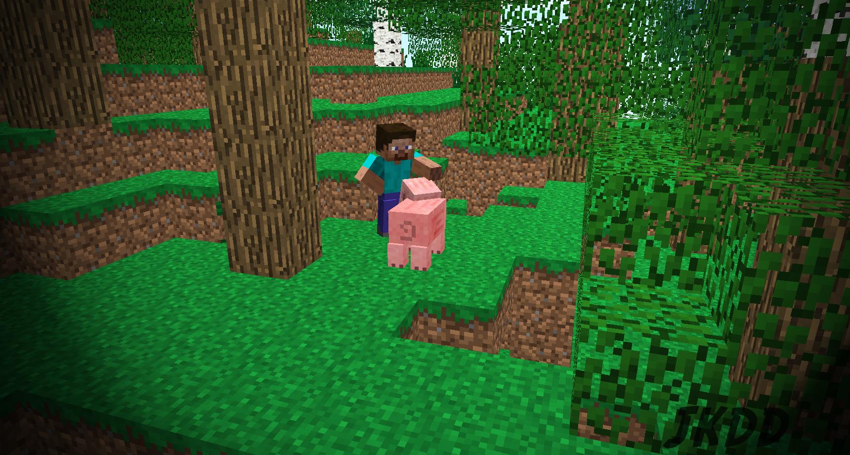 Ey5o5ni - Minecraft Pig Wallpaper 1080p - HD Wallpaper 