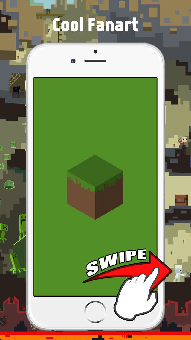 Cool Block Hero Hd Wallpapers For Minecraft - Iphone Minecraft Block - HD Wallpaper 