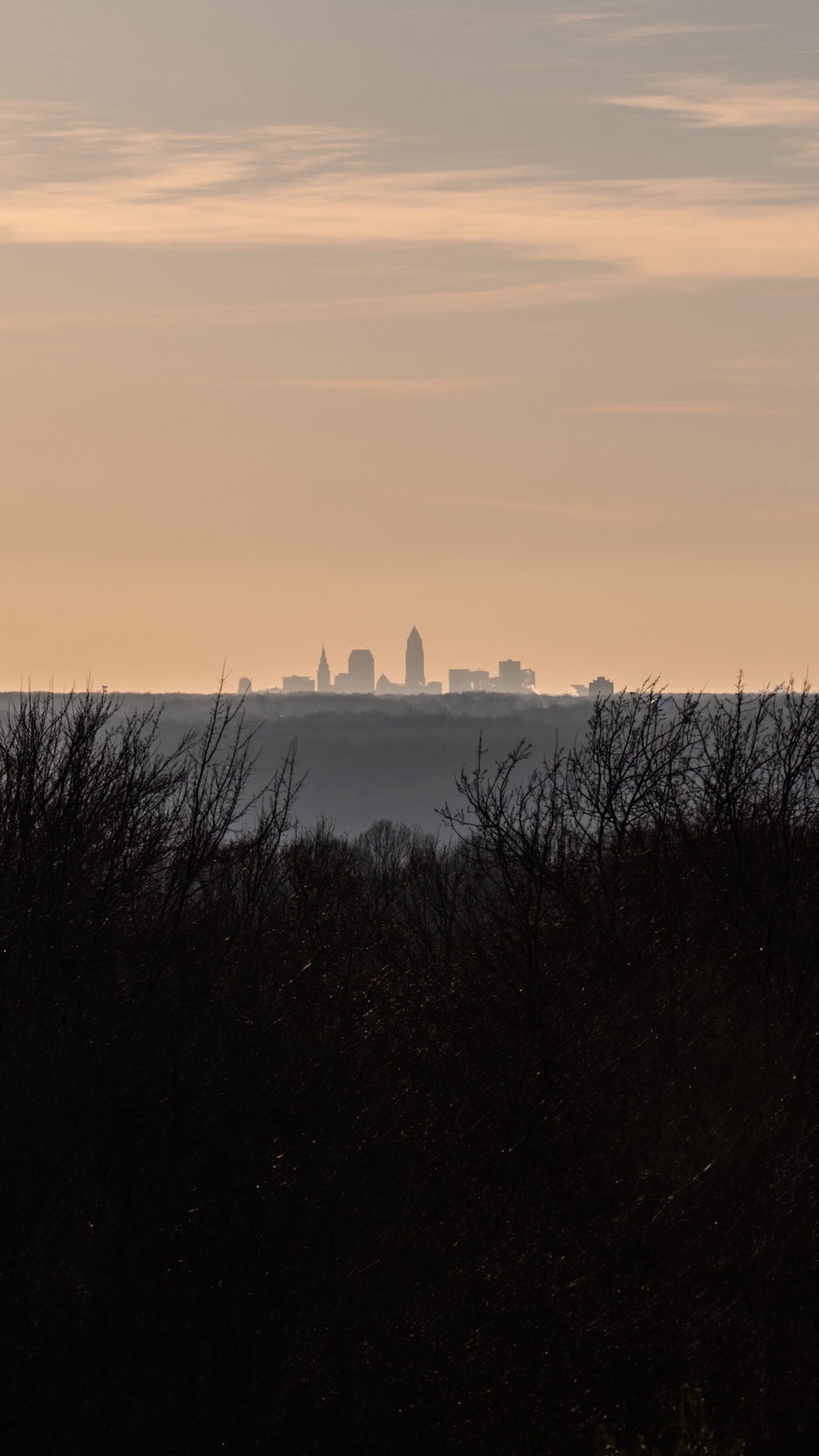 Wallpaper City, Skyline, Sunset, Grass, Fog - Sea - HD Wallpaper 