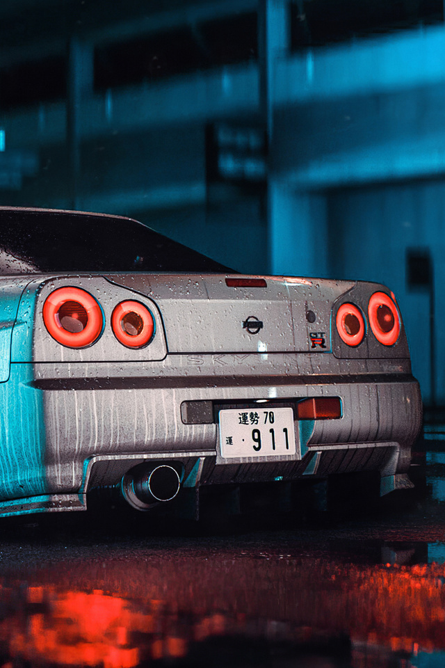 4k Wallpaper Nissan Skyline - HD Wallpaper 