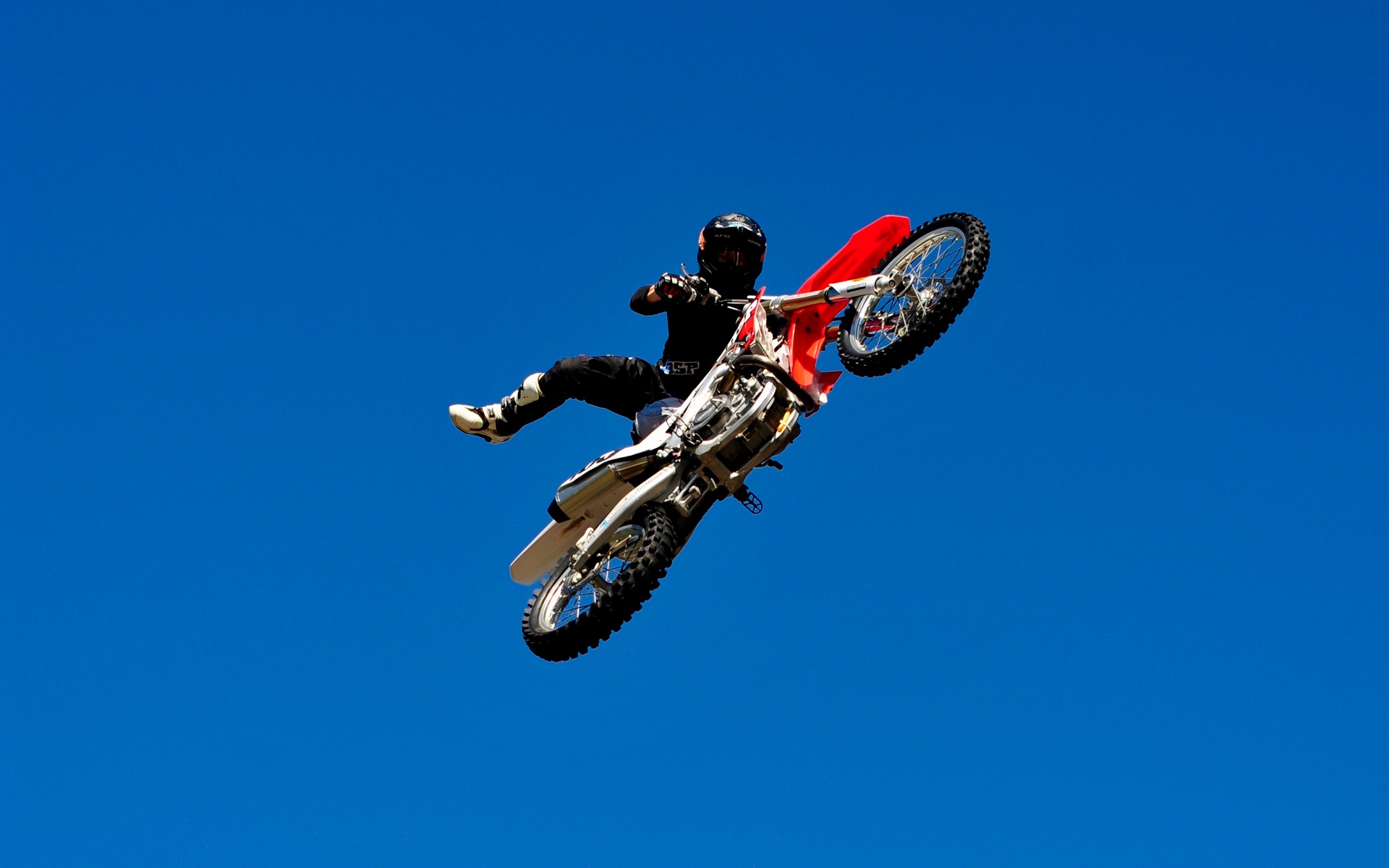 Motorcycle Jump Hd Wallpaper New - Motorcycle - HD Wallpaper 