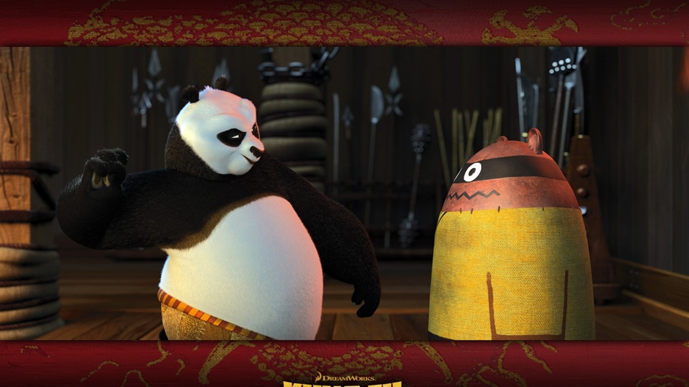 3d Animation Kung Fu Panda Wallpaper - Kung Fu Panda Dummy - HD Wallpaper 