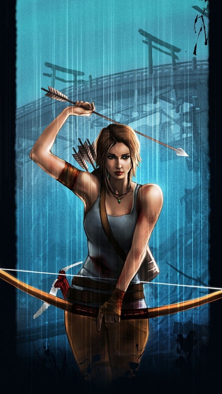 Female Archer Wallpaper Phone - HD Wallpaper 