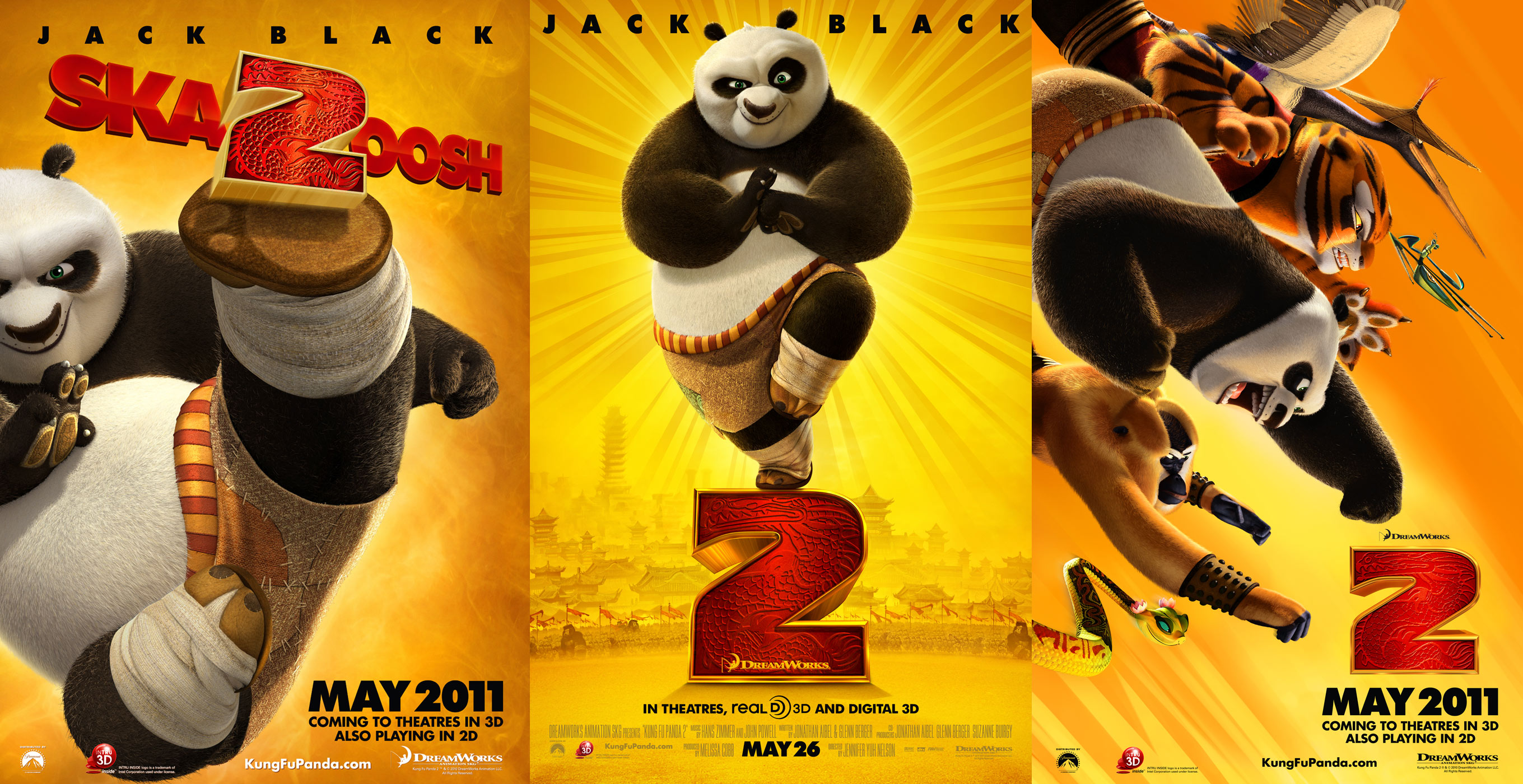 Kung Fu Panda 2 Poster - HD Wallpaper 
