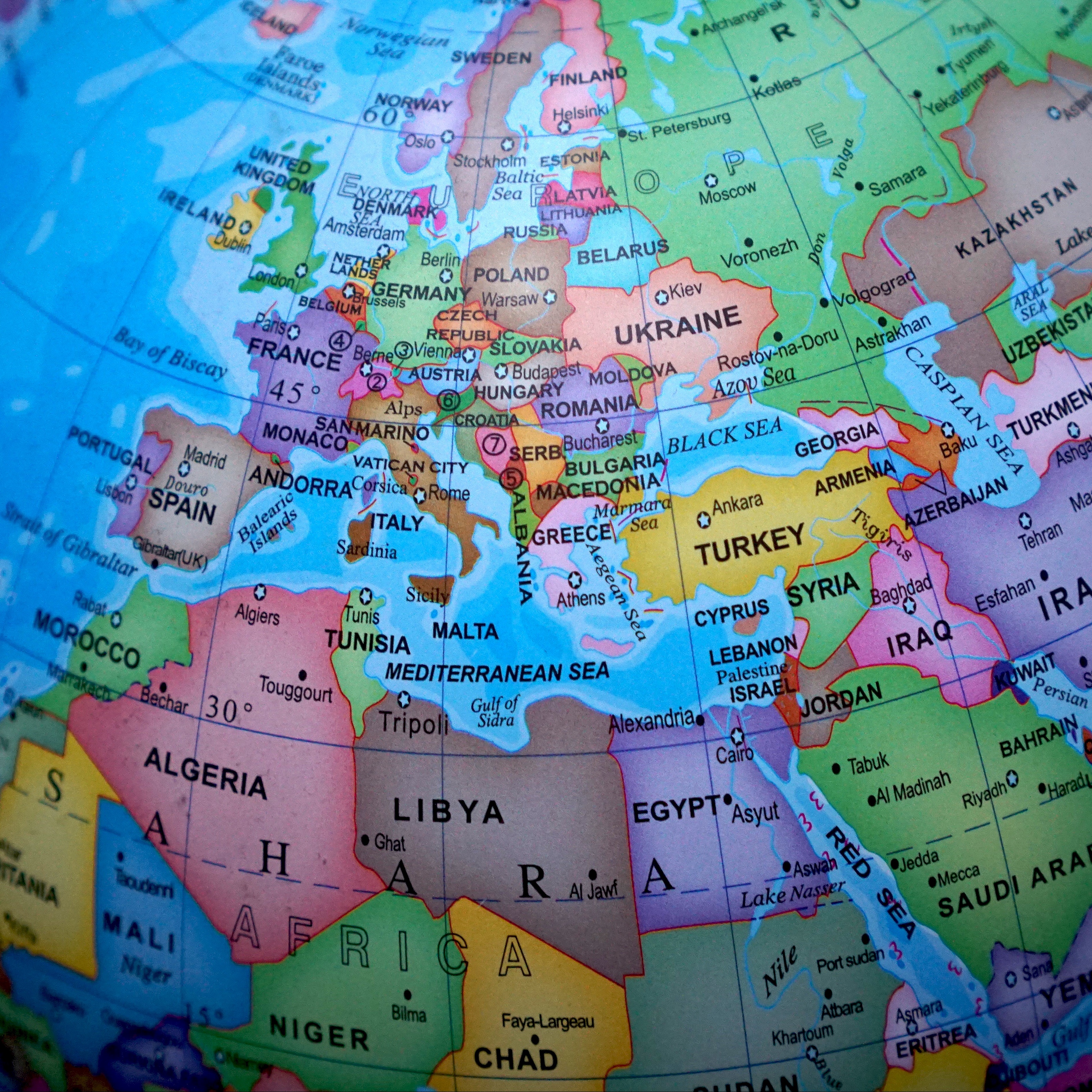 World Globe Map With Countries Wallpaper Globe, Map, Countries - Countries Of The World - 2780X2780  Wallpaper - Teahub.io