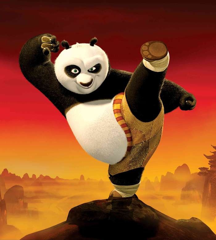 Download Mobile Wallpaper Cartoon, Panda Kung-fu, Bears - Do Kung Fu Panda - HD Wallpaper 