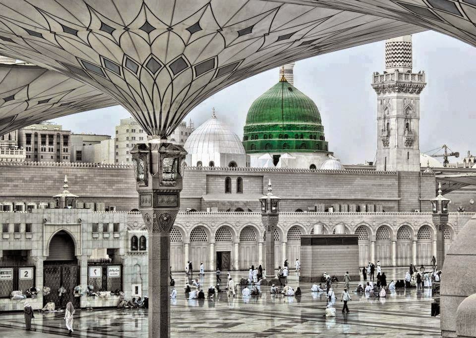 Madina Munawara Wallpaper - Masjid E Nabvi Ki - HD Wallpaper 