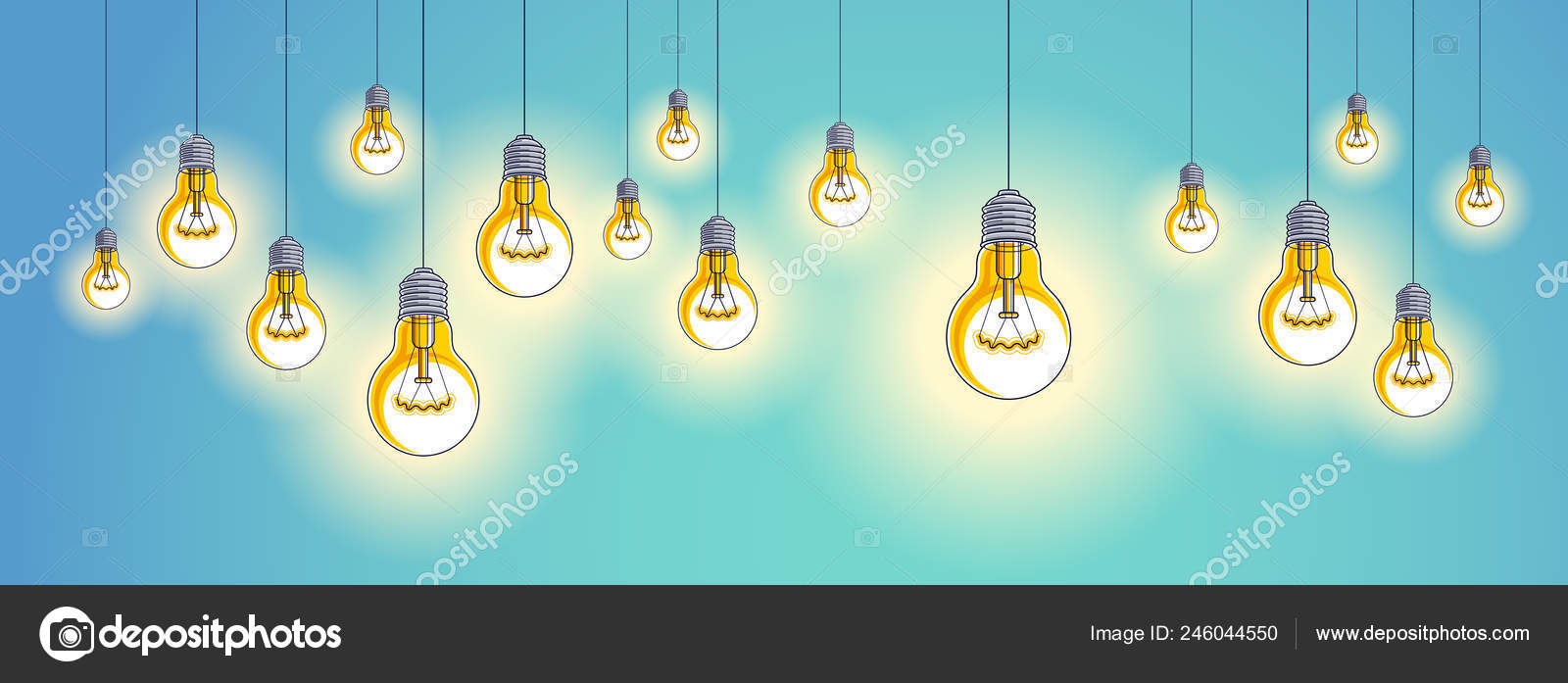 Красивый Фон С Лампочкой - HD Wallpaper 