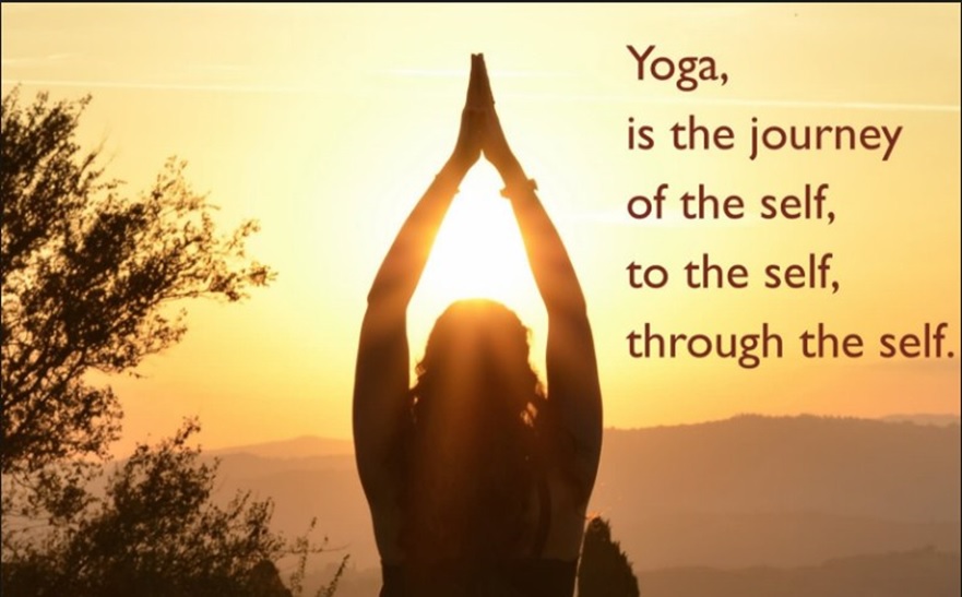 Yoga Is The Journey Quote - HD Wallpaper 