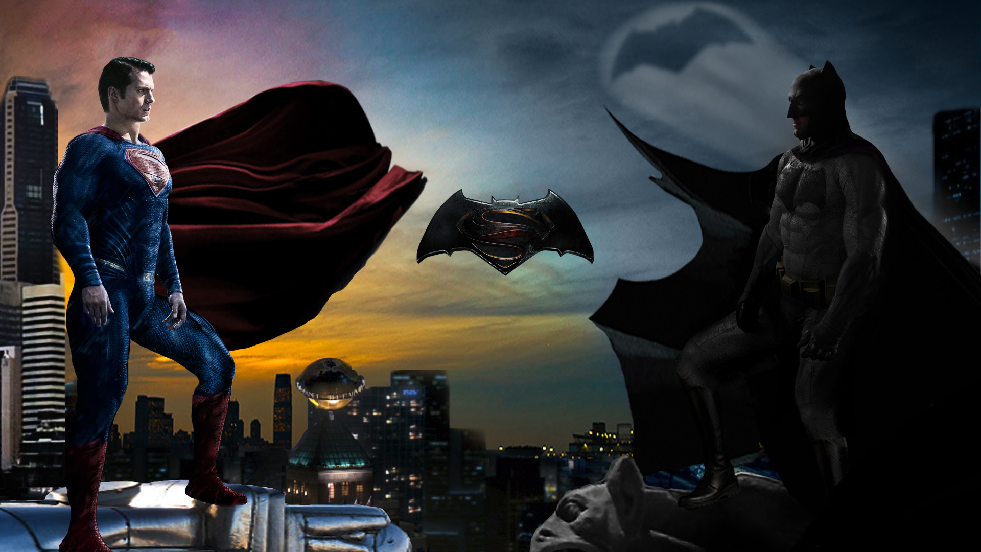 Batman Superman - HD Wallpaper 