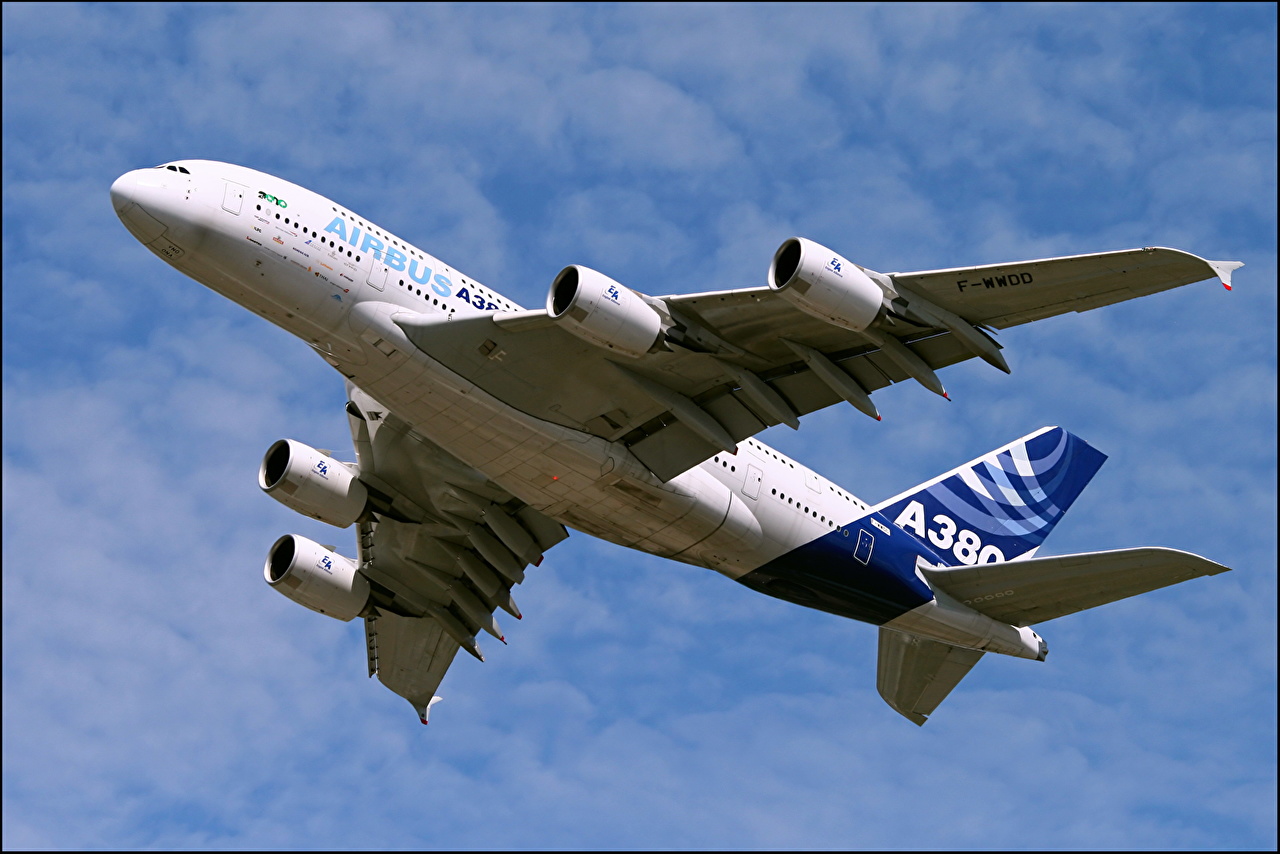 Imágenes Aviones Airbus A380 - HD Wallpaper 