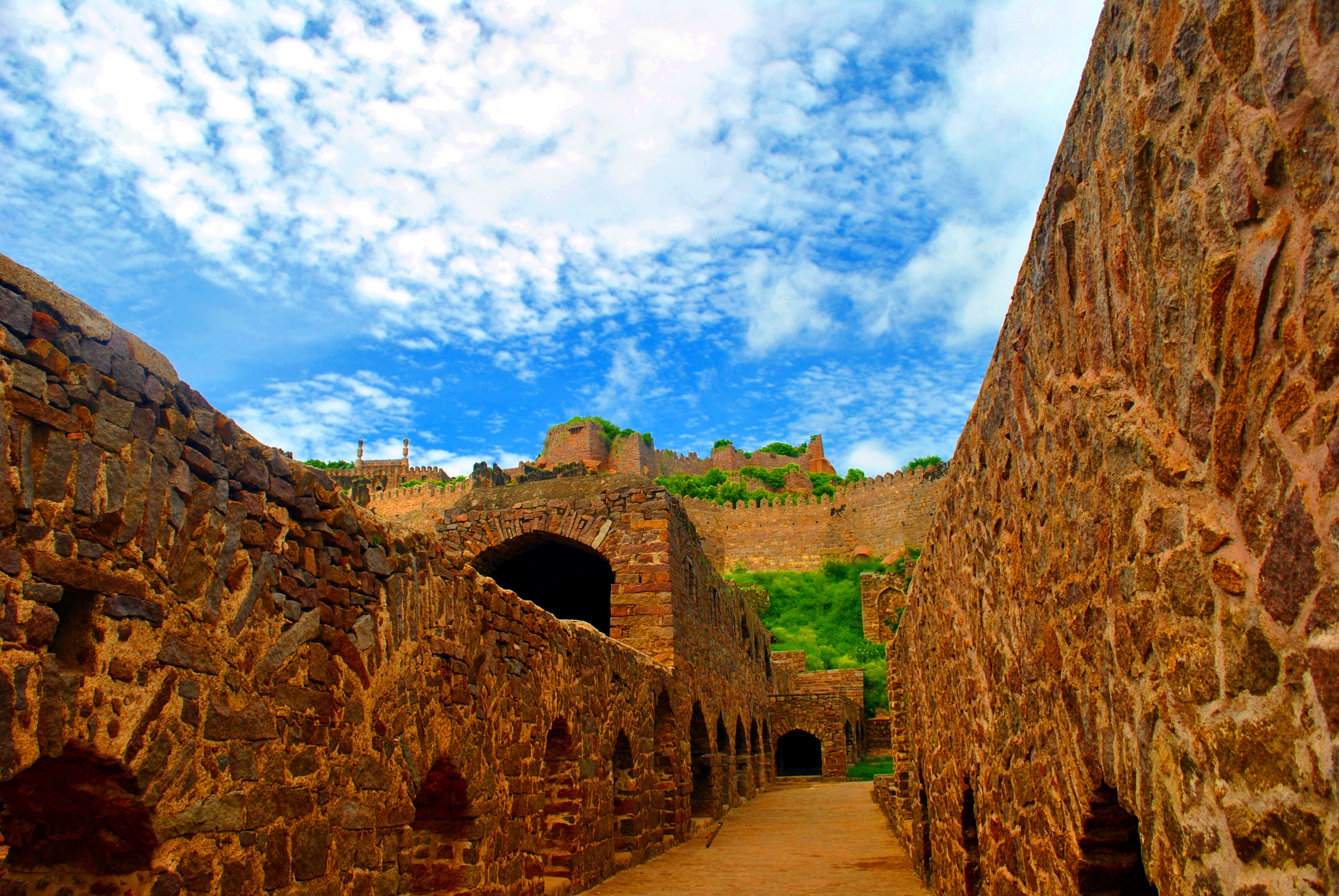 Golconda Fort - Golconda Fort Hd - HD Wallpaper 