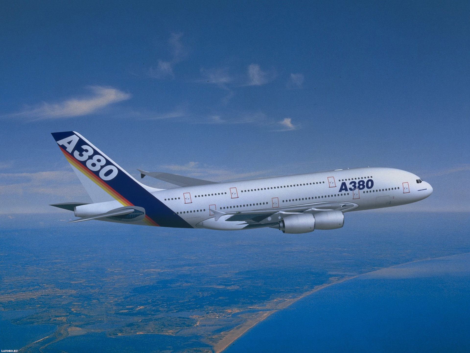 Desktop Wallpapers Free Airbus A380 - Airbus A380 - HD Wallpaper 
