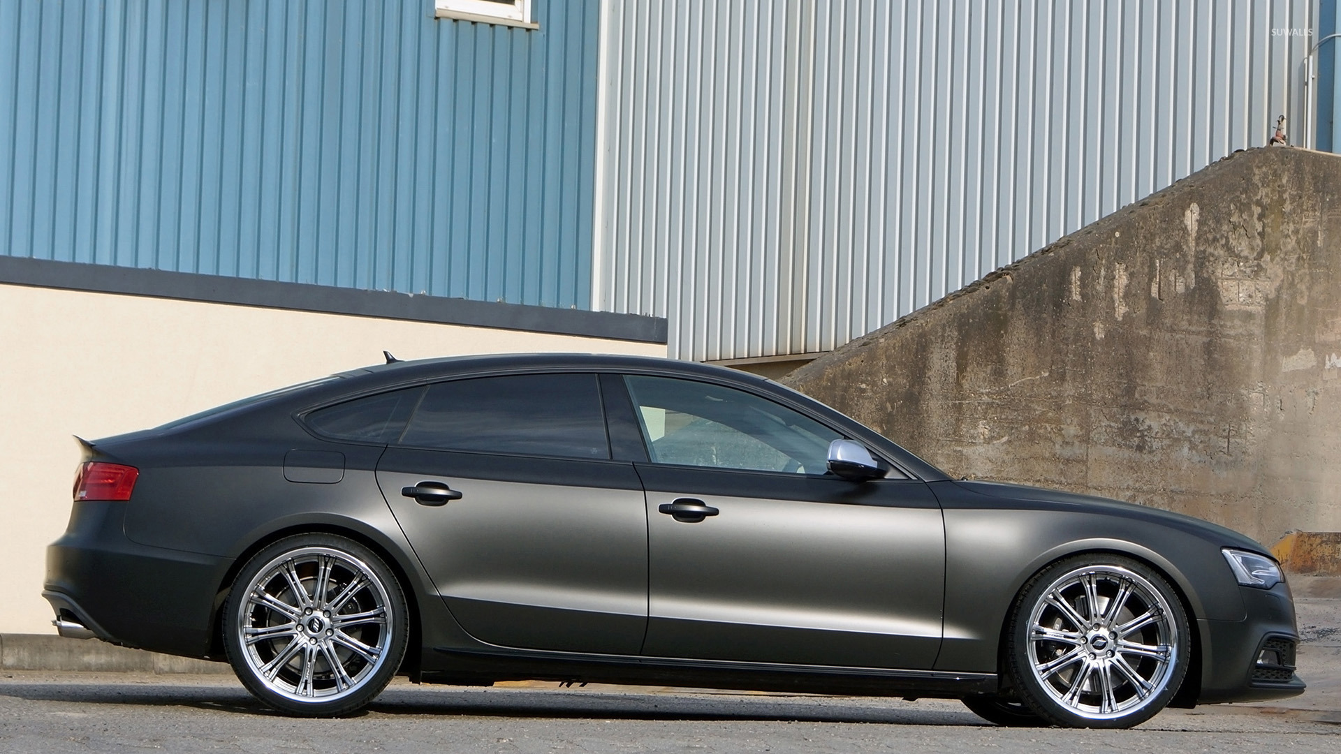 Audi A5 Sportback Matte Grey 1920x1080 Wallpaper Teahub Io