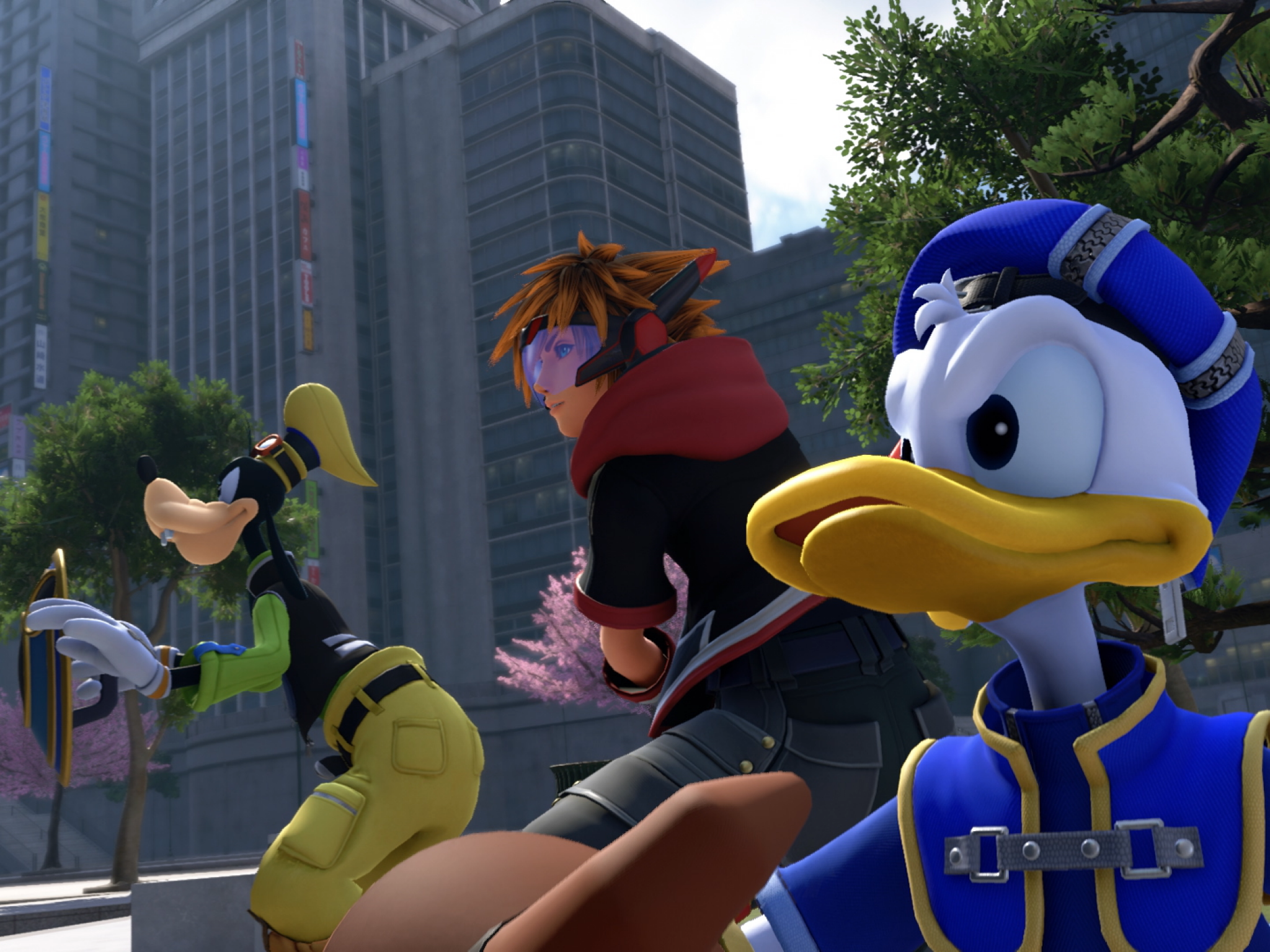 Donald Duck, Kingdom Hearts Iii, Goofy - Sora Donald Goofy 2018 - HD Wallpaper 