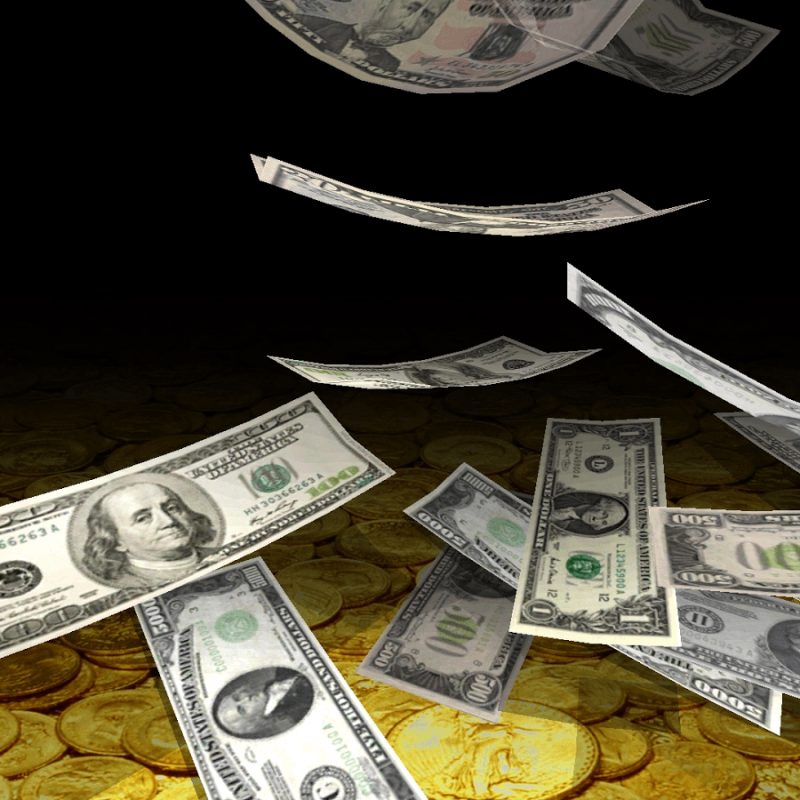 Free Money Screensavers And Wallpaper - Money Falling Hd - HD Wallpaper 