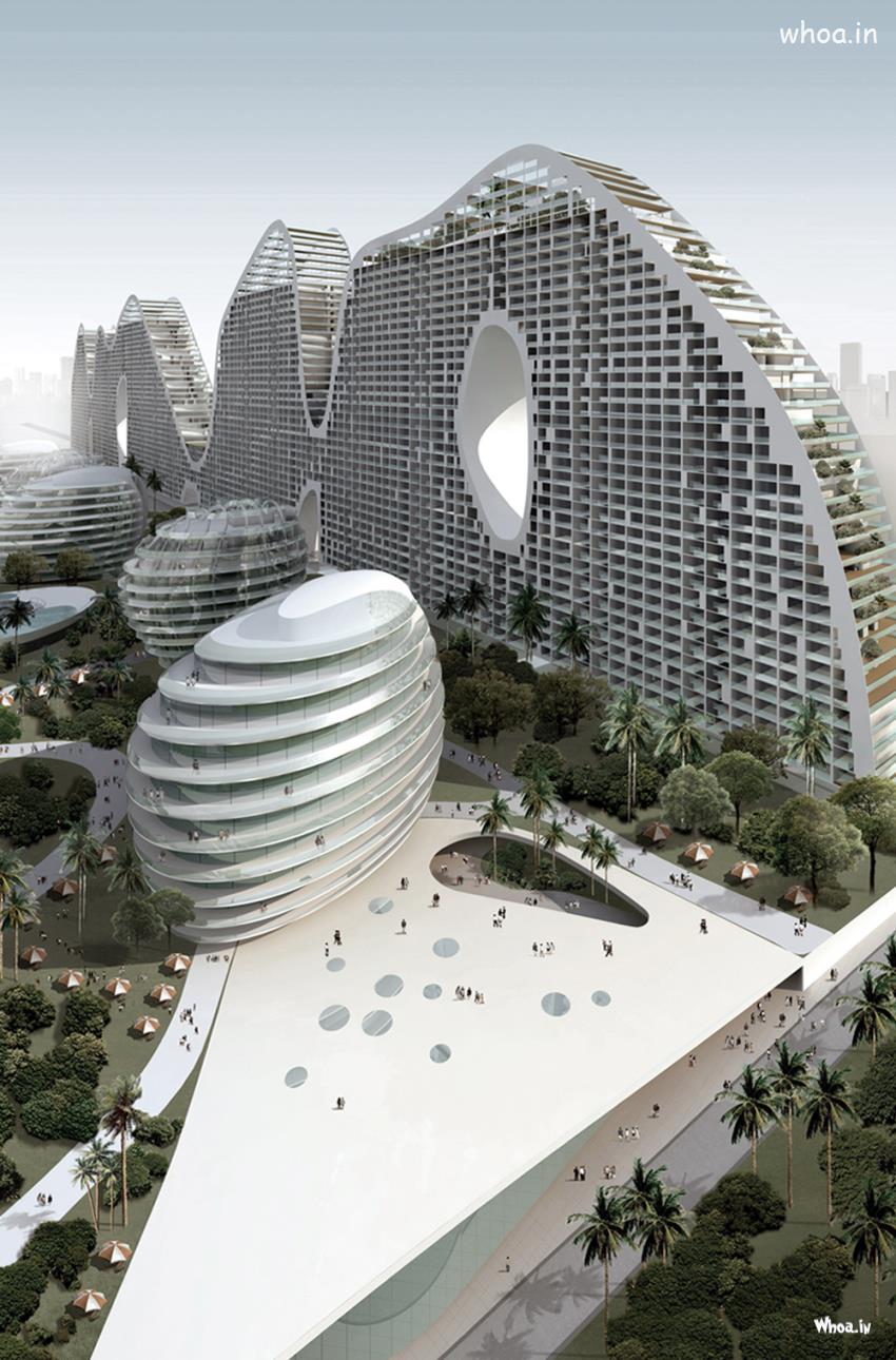 Beijing China Wallpaper - Mad Architects - HD Wallpaper 