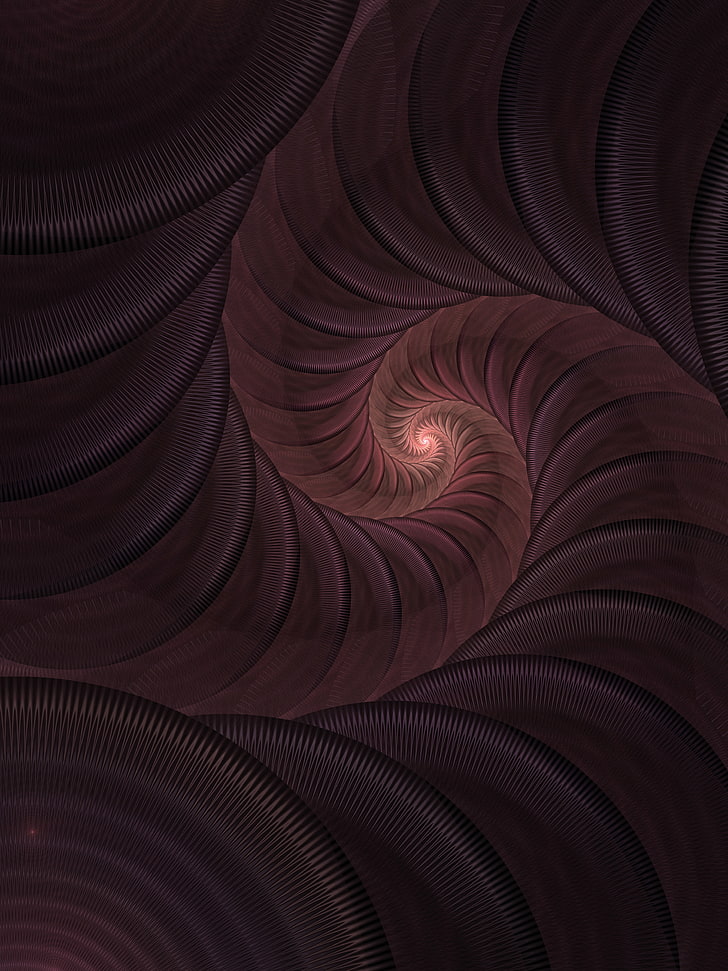 Fractal Art, Dark, Spiral, 4k, Pattern, Abstract, No - Fractal Art - HD Wallpaper 