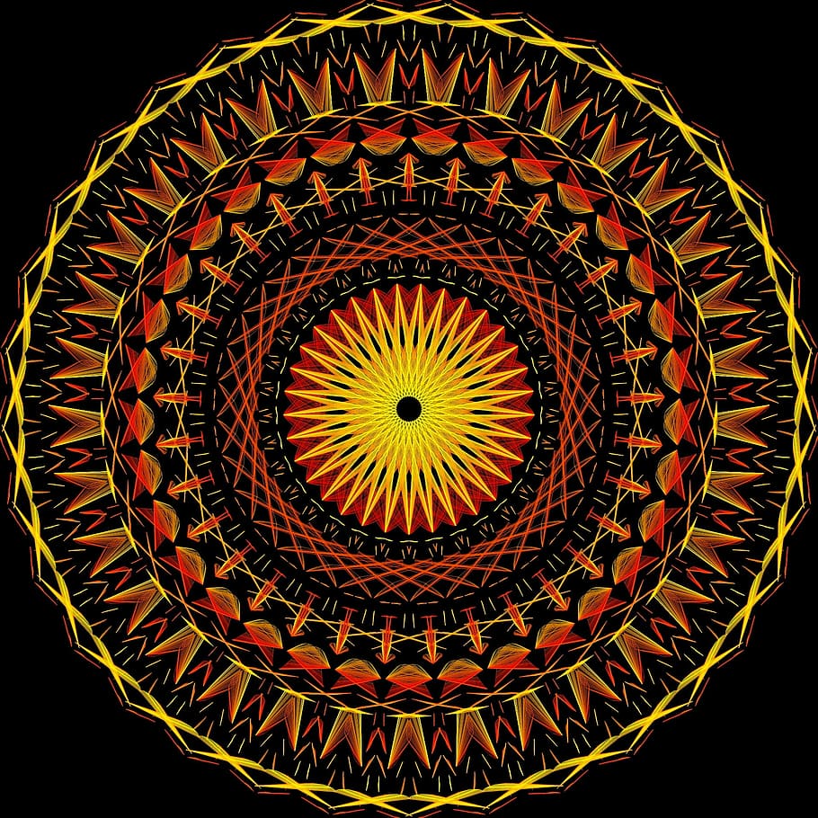 Mandala Illustration, Psychedelic, Neon, Artebyspacemandala, - Psychedelic Mandala 4k - HD Wallpaper 