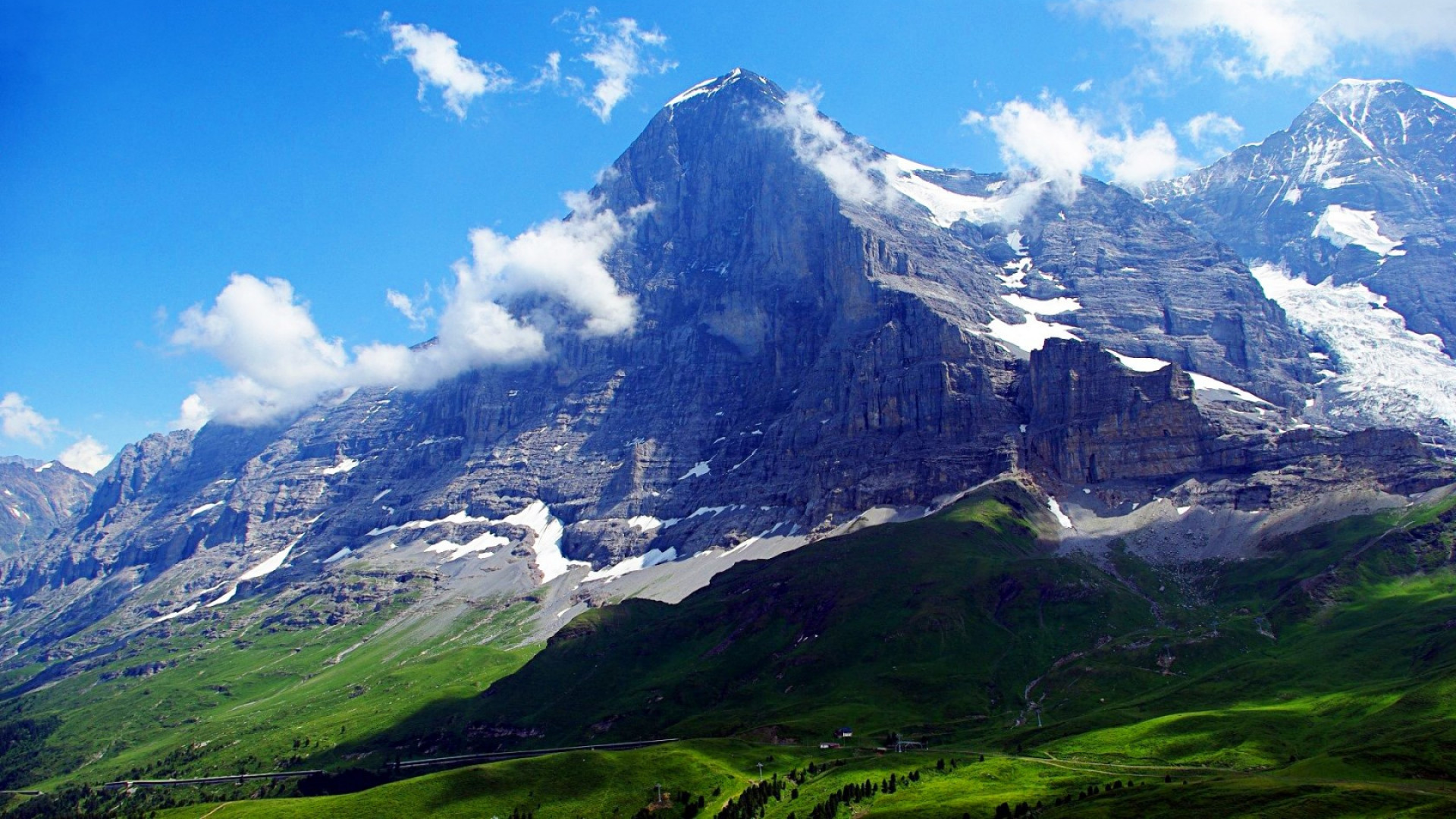 1920x1080, Austrian Alps Images - Kleine Scheidegg - HD Wallpaper 