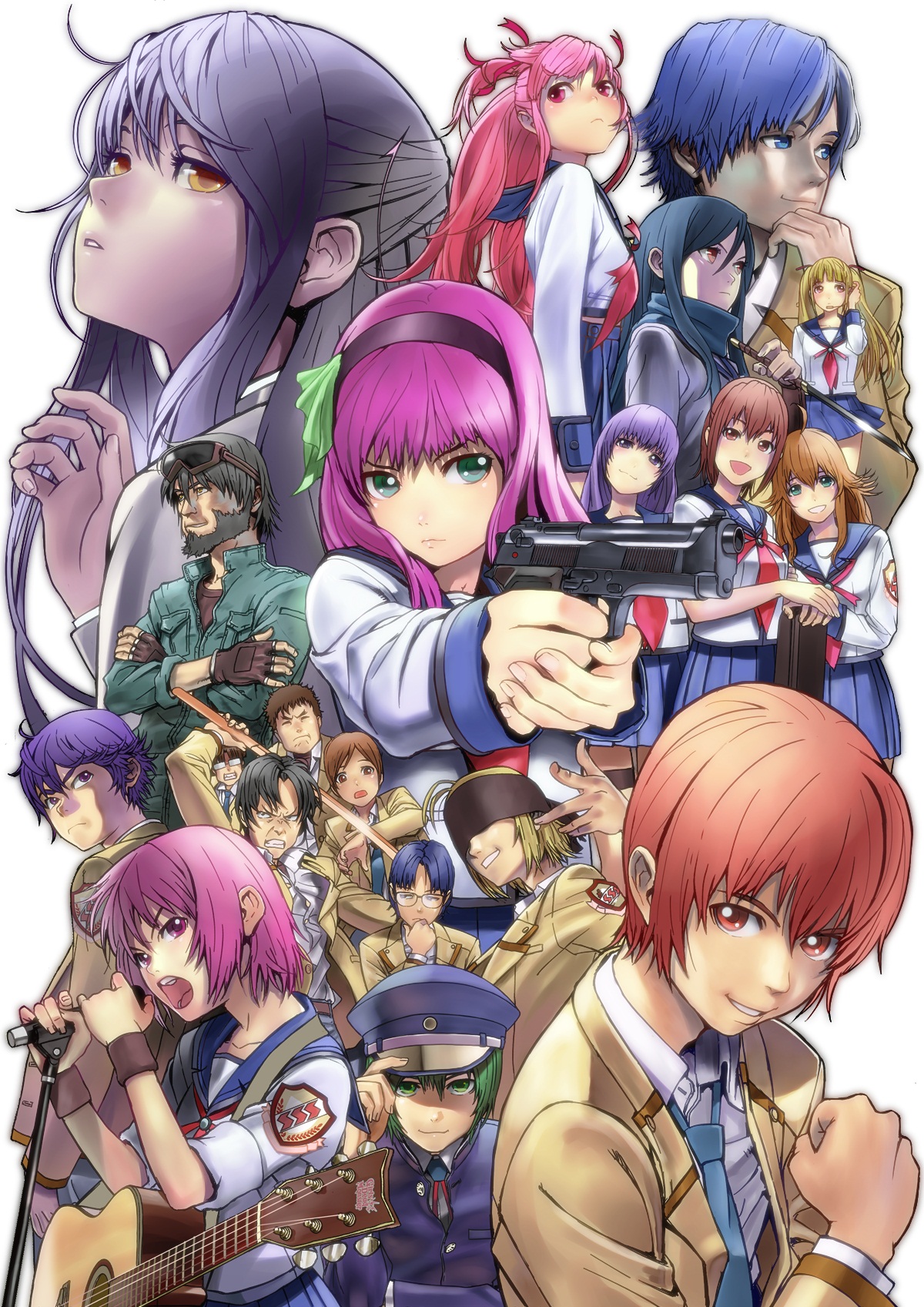 Angel Beats Fanart 10x1697 Wallpaper Teahub Io Angel Beats Fanart 10x1697 Wallpaper Teahub Io