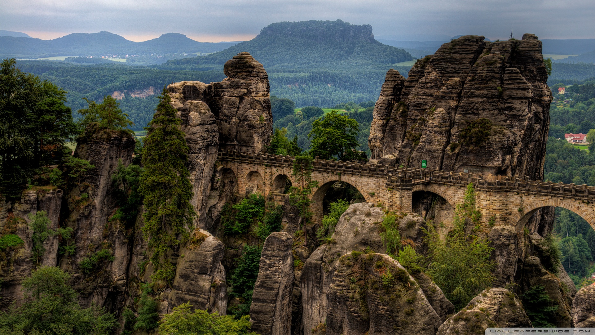 Saxon Switzerland - HD Wallpaper 