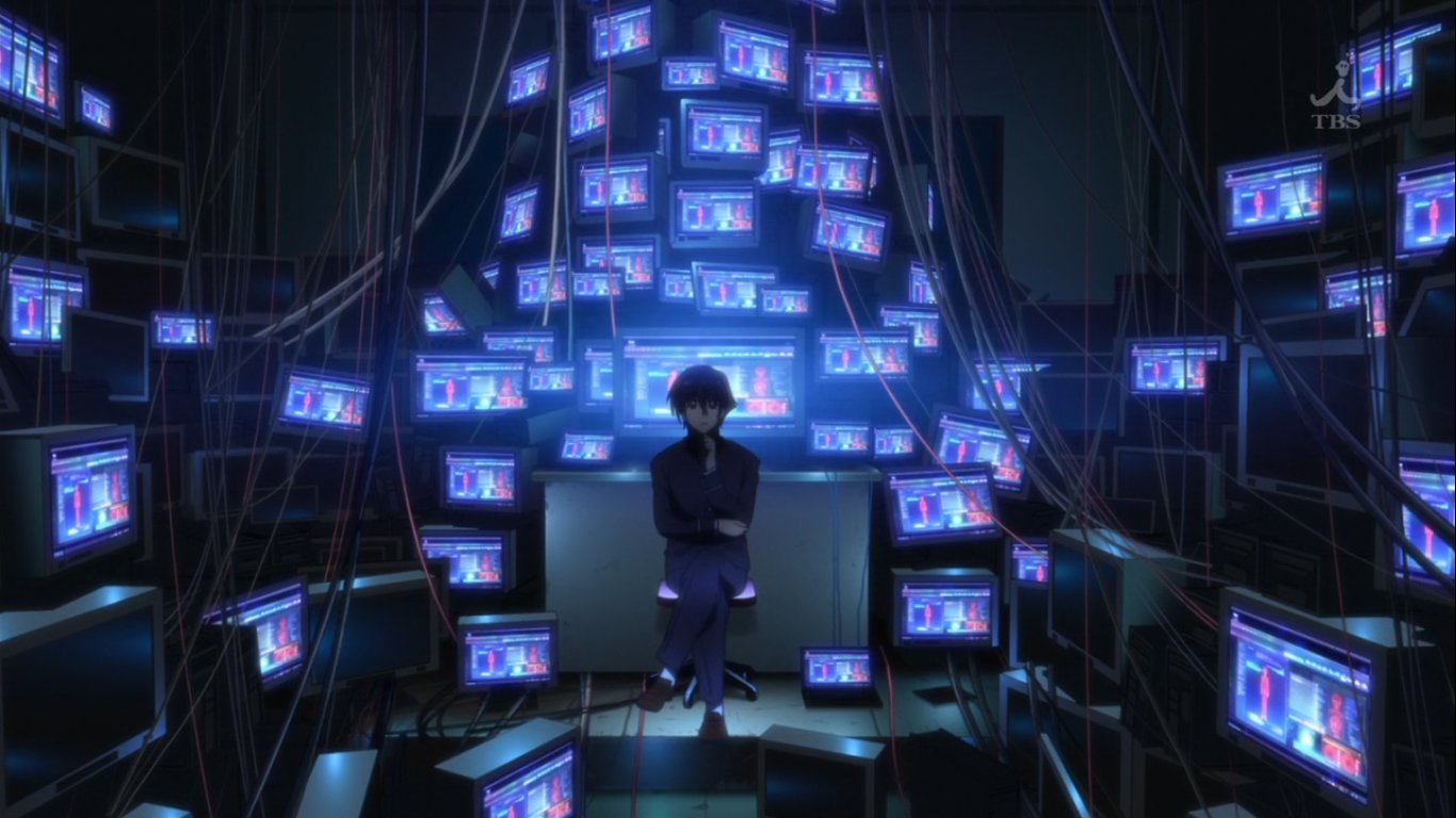 Angel Beats Computer Room - HD Wallpaper 