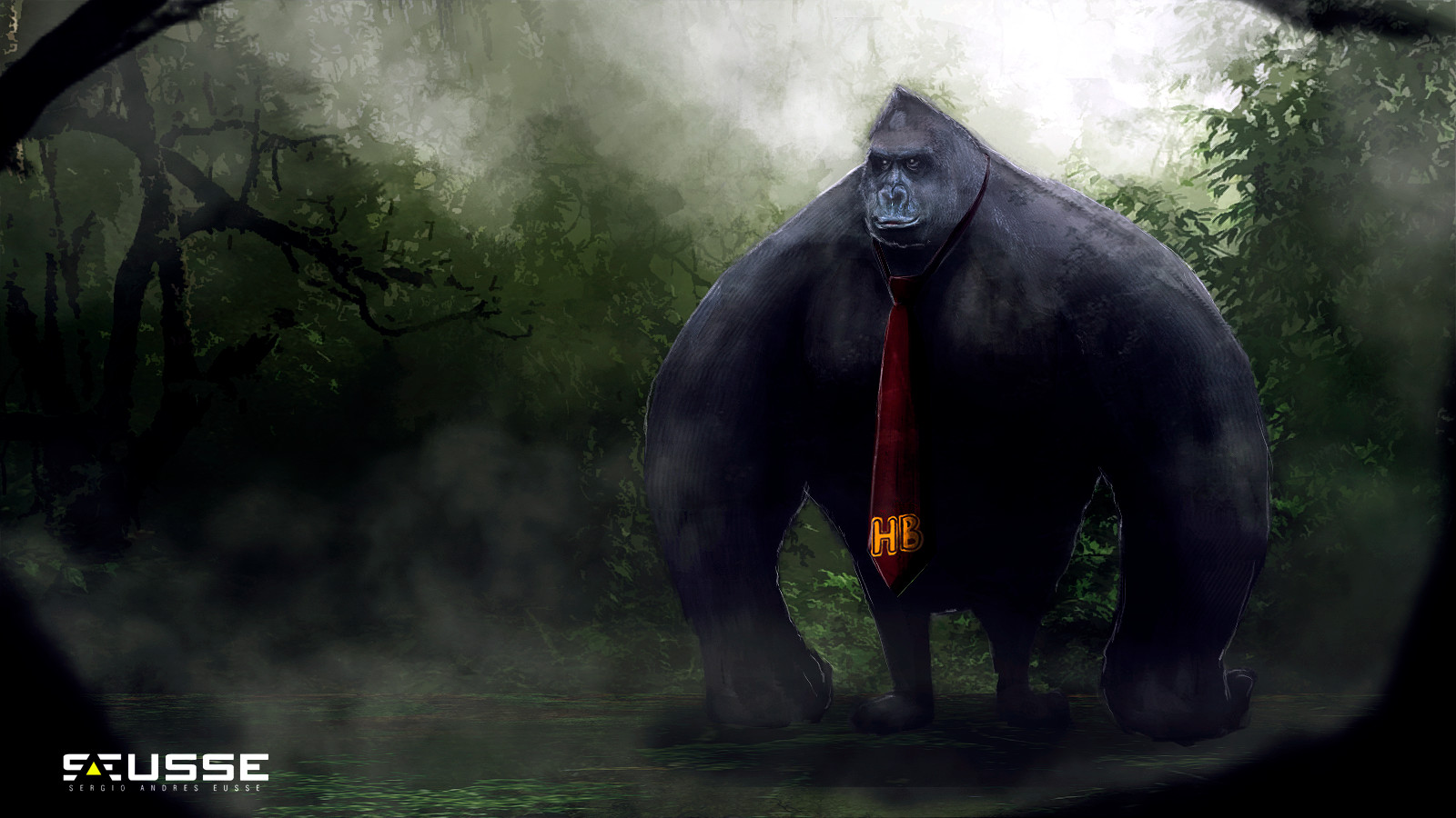 Western Lowland Gorilla - HD Wallpaper 